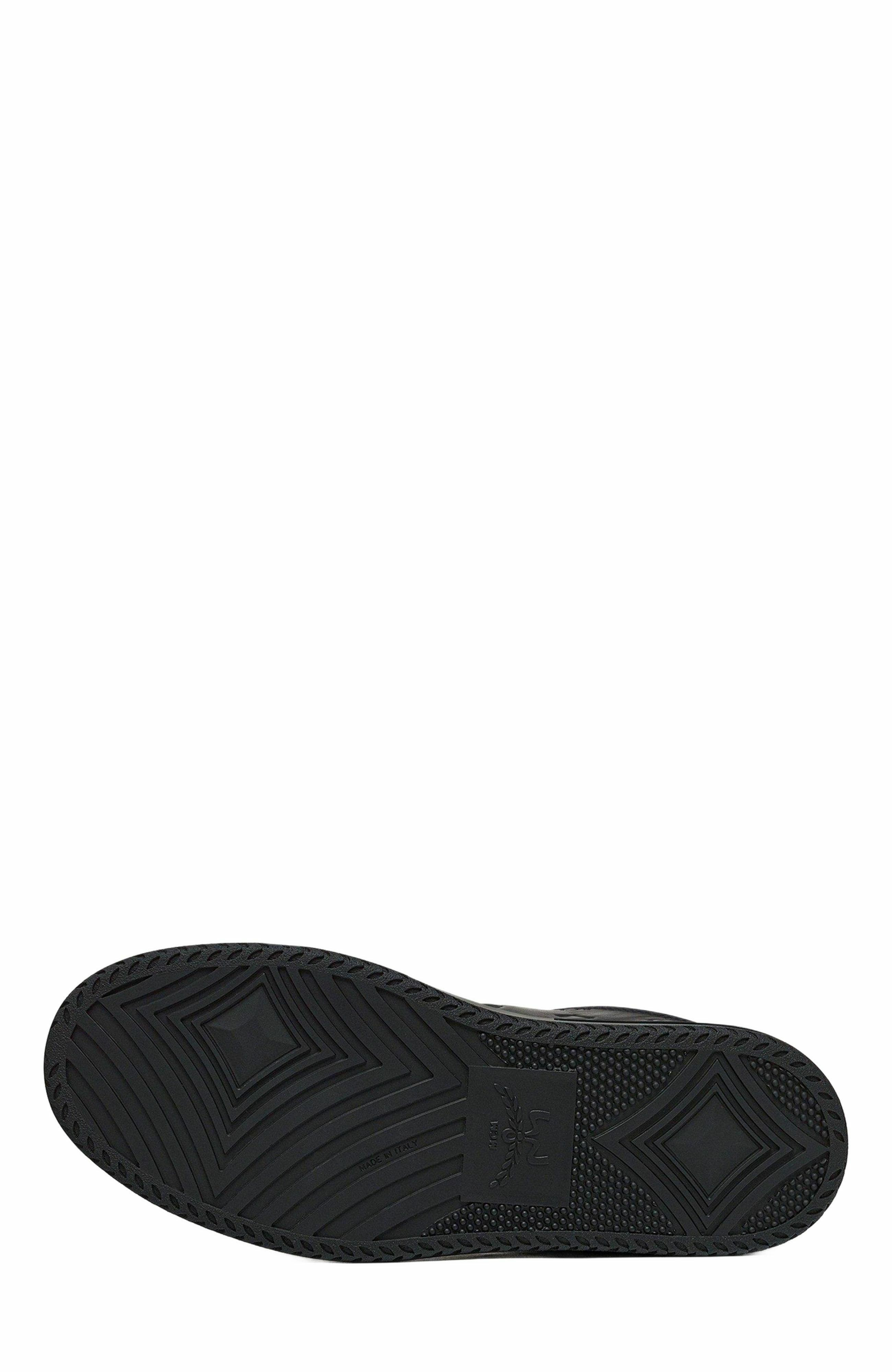 MCM Neo Terrain Lo Sneakers in Monogram Leather in Black at Nordstrom - 4