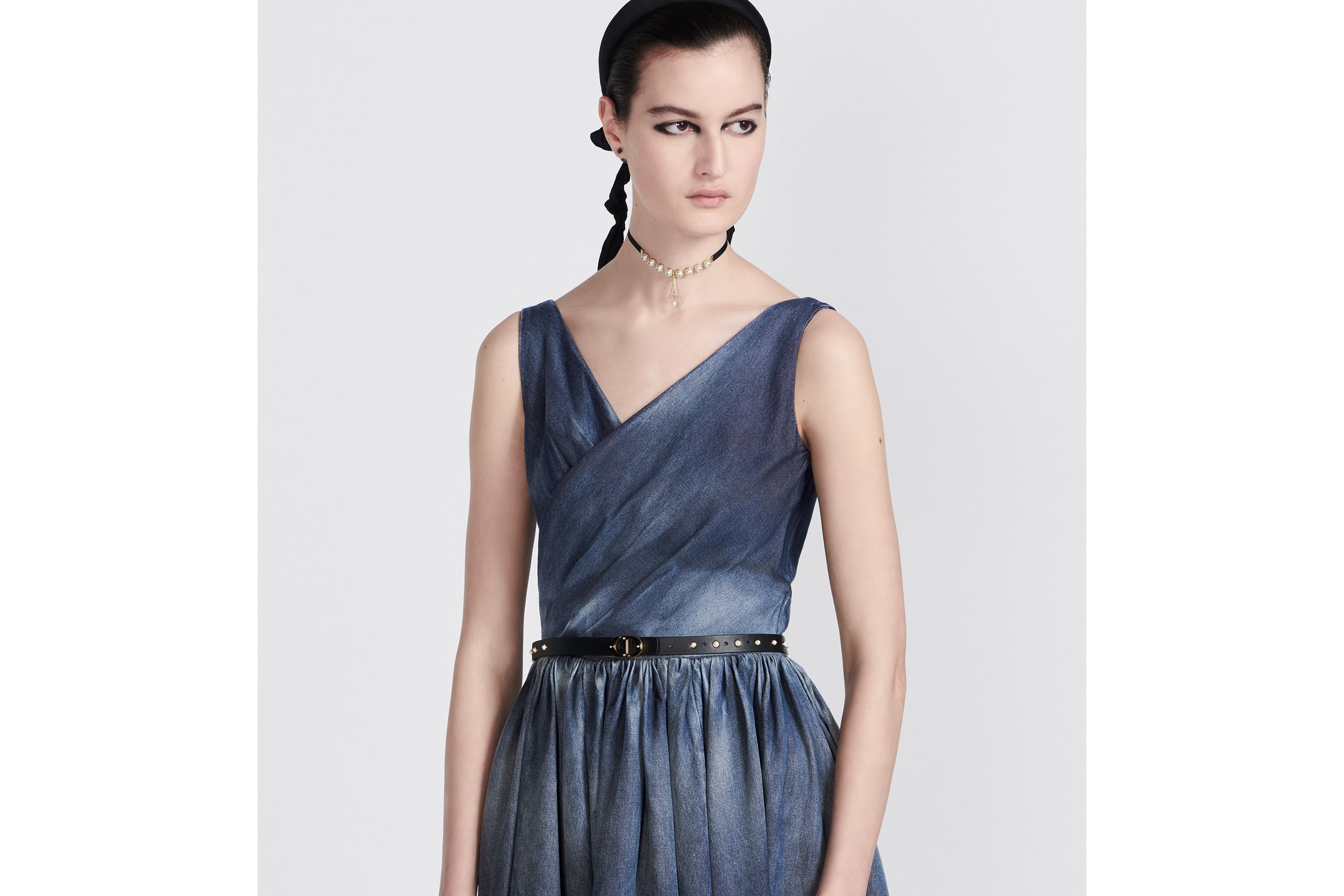 Flared Mid-Length Dress - 7