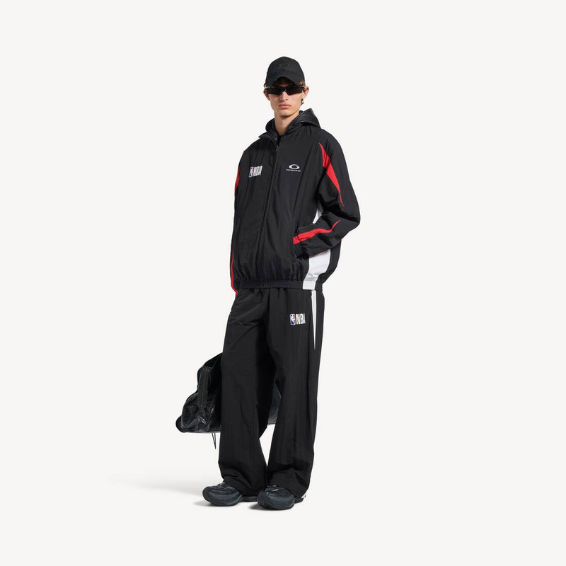 BALENCIAGA Men's Balenciaga | Nba Collaboration Tracksuit Pants in New Black outlook