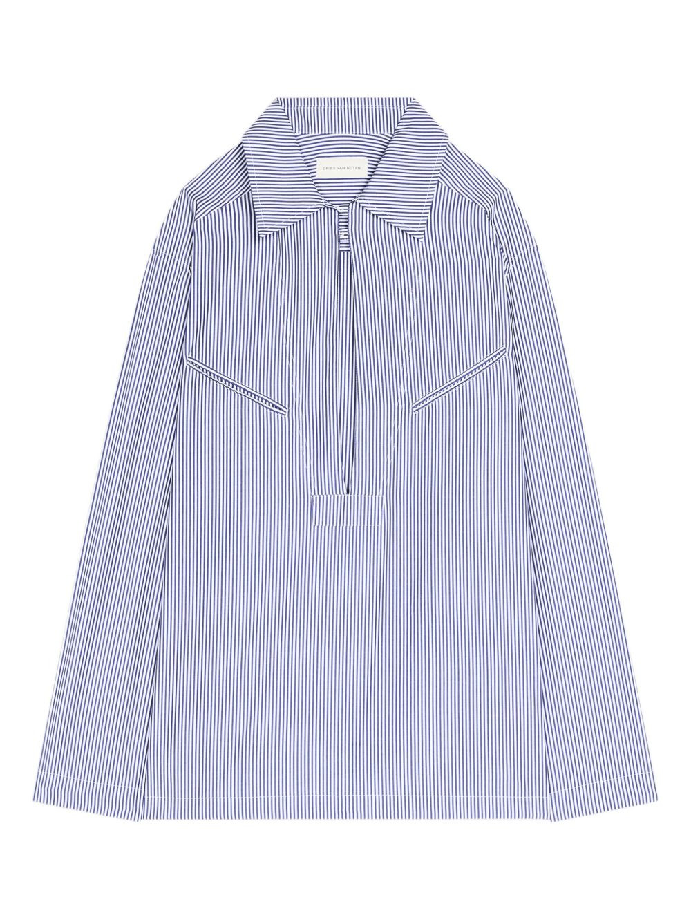 striped cotton shirt - 1