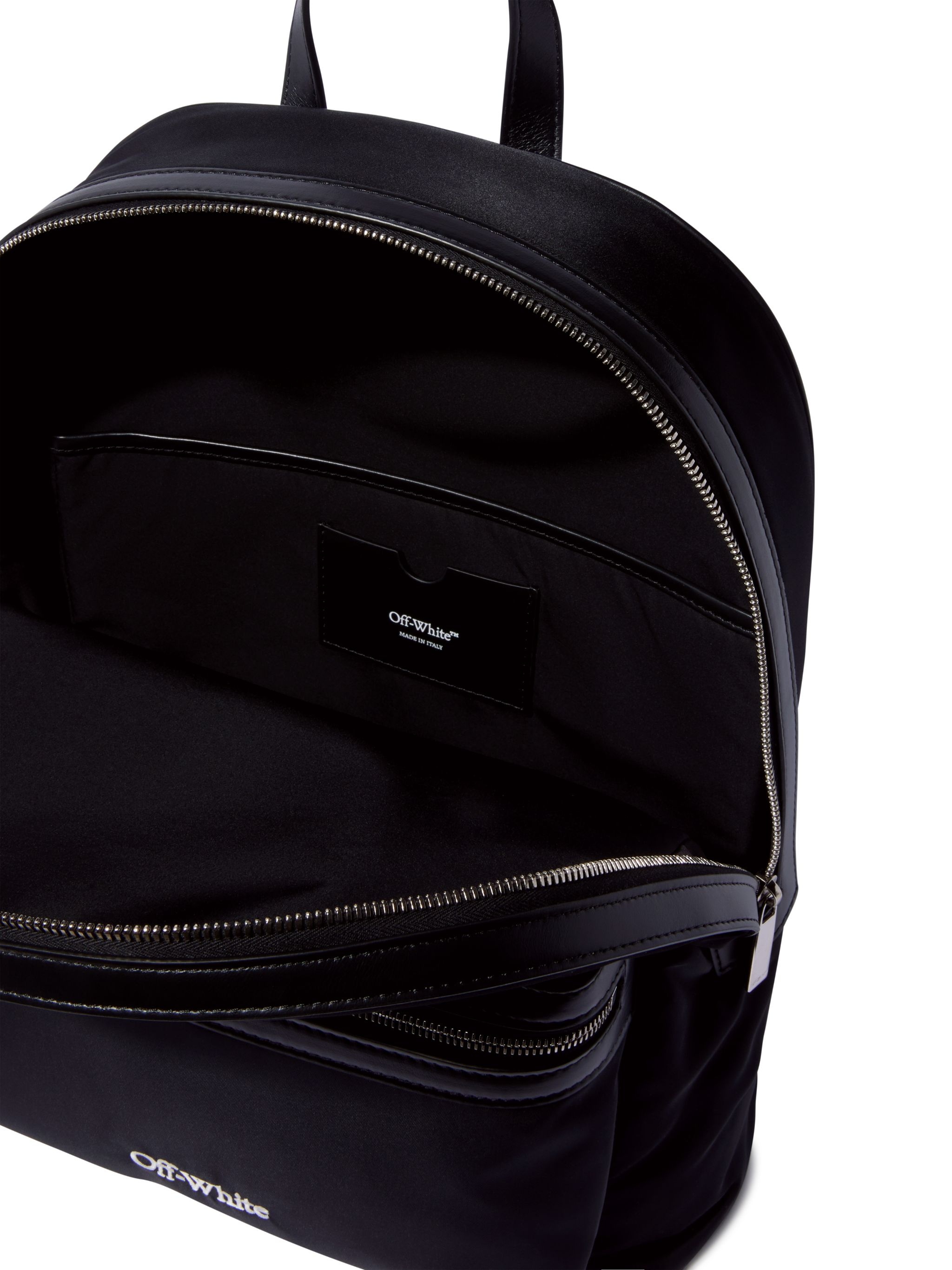 Black Nylon Backpack - 5