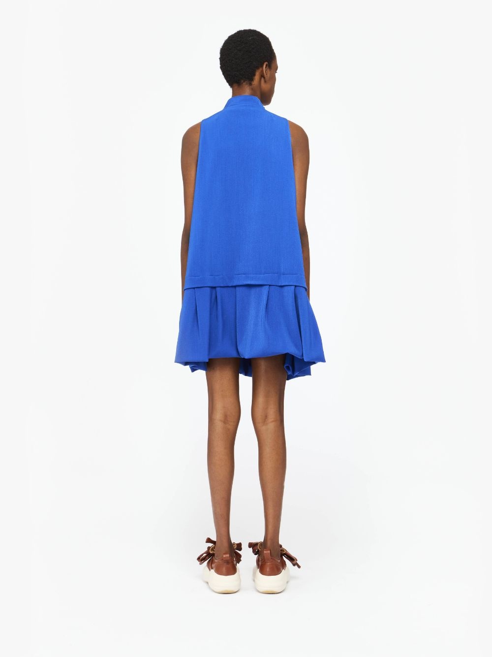 A-LINE RUFFLE HEM MINI DRESS - 3