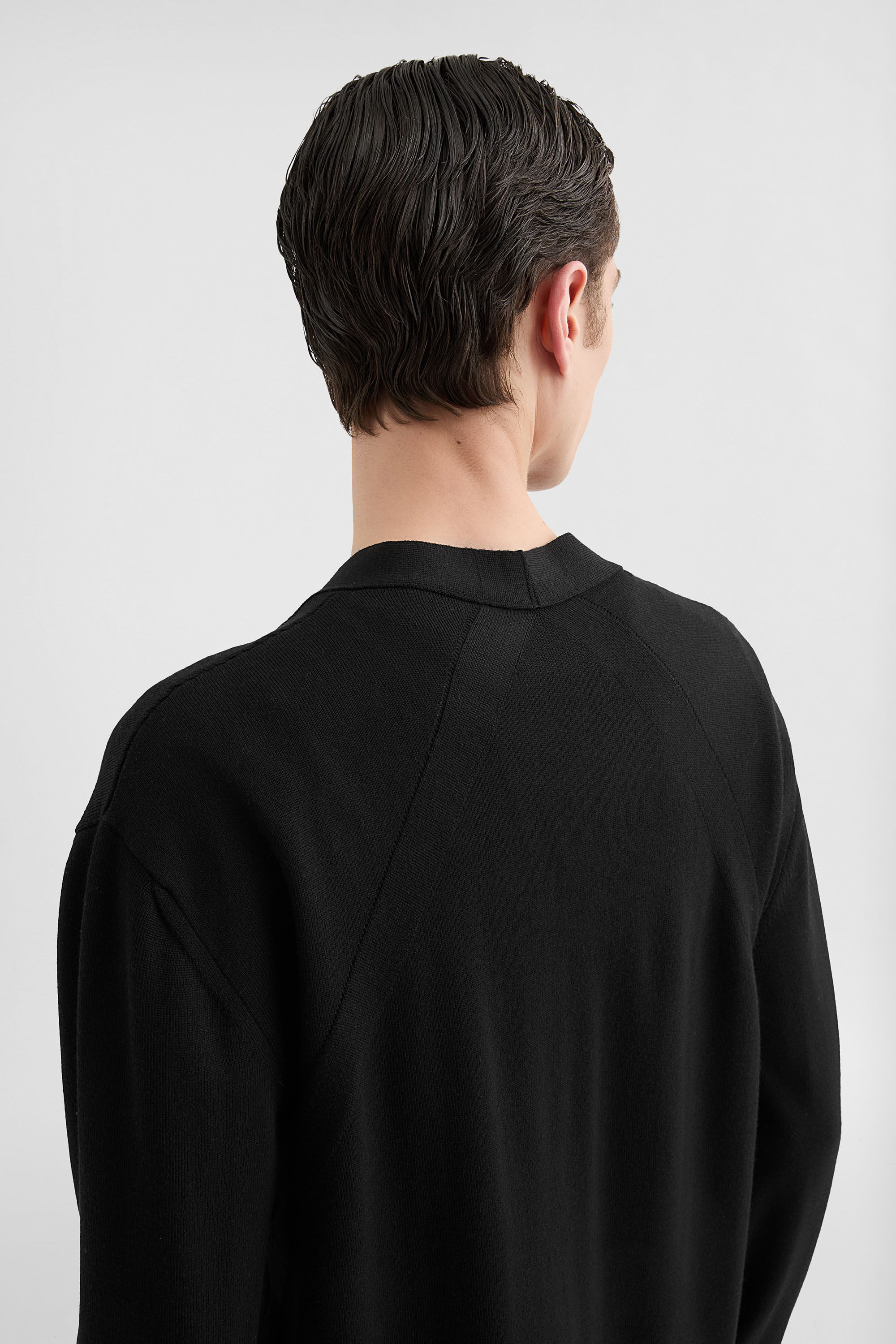 V-Neck Cardigan - 2
