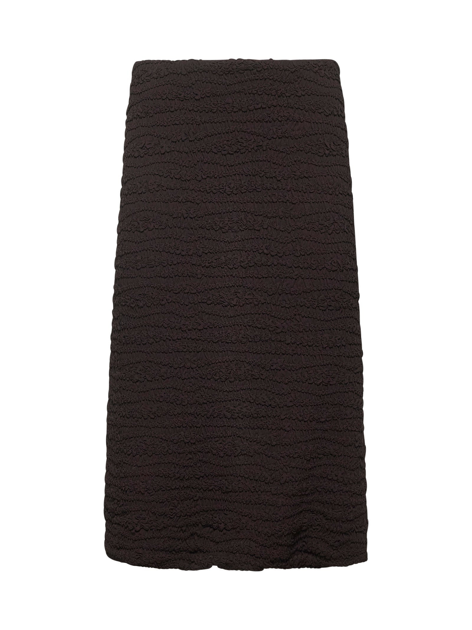 Jil Sander Women Brown Embroidered Crepe Jersey Skirt - 1
