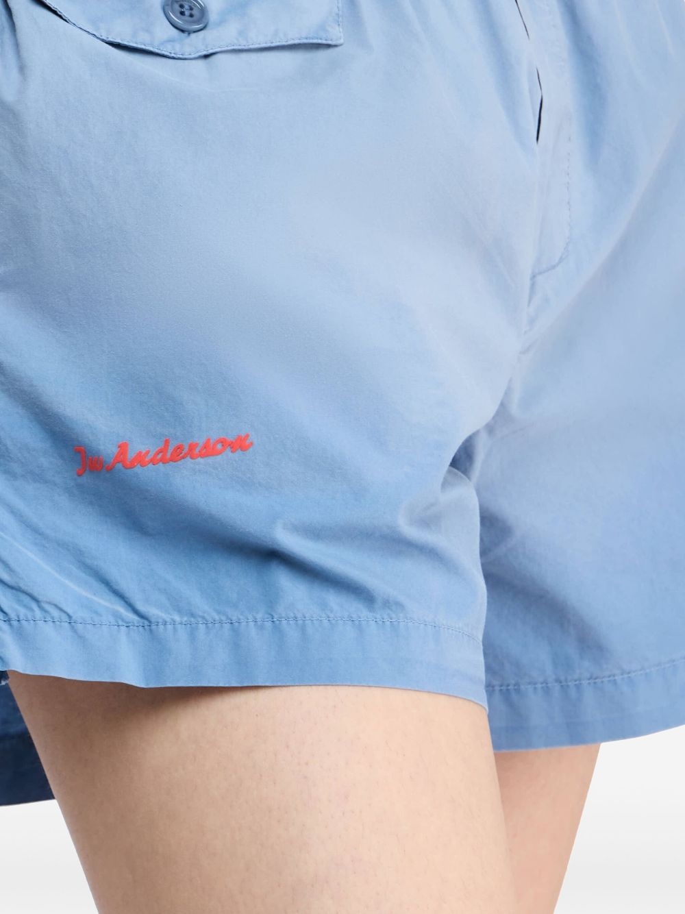 logo-print shorts - 5