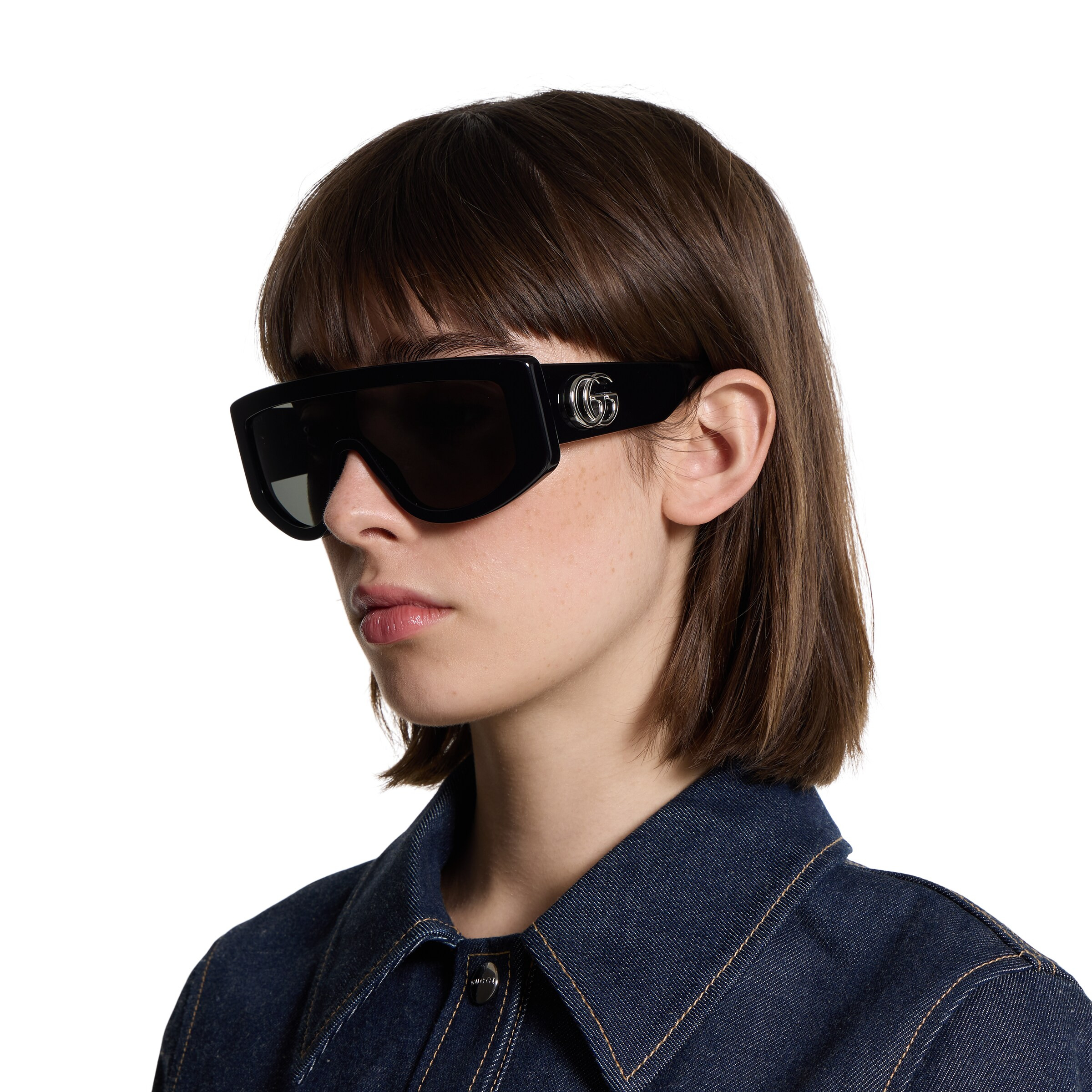 Rectangular frame sunglasses - 4