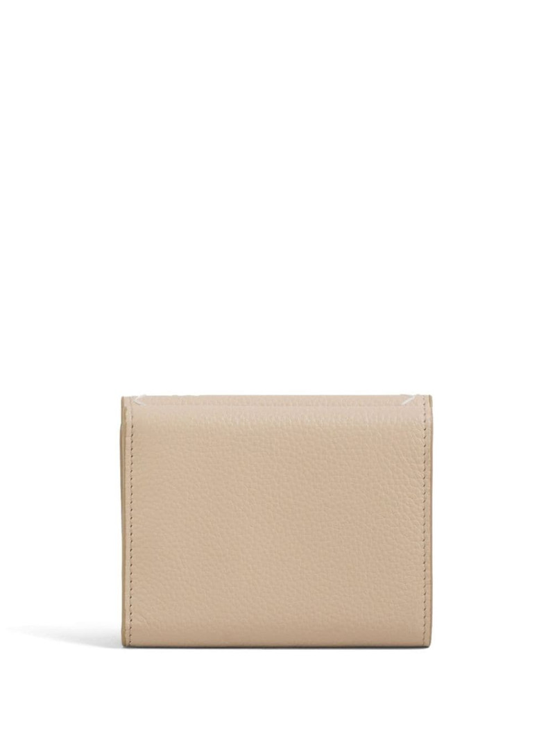 Marni logo-embroidered leather wallet outlook