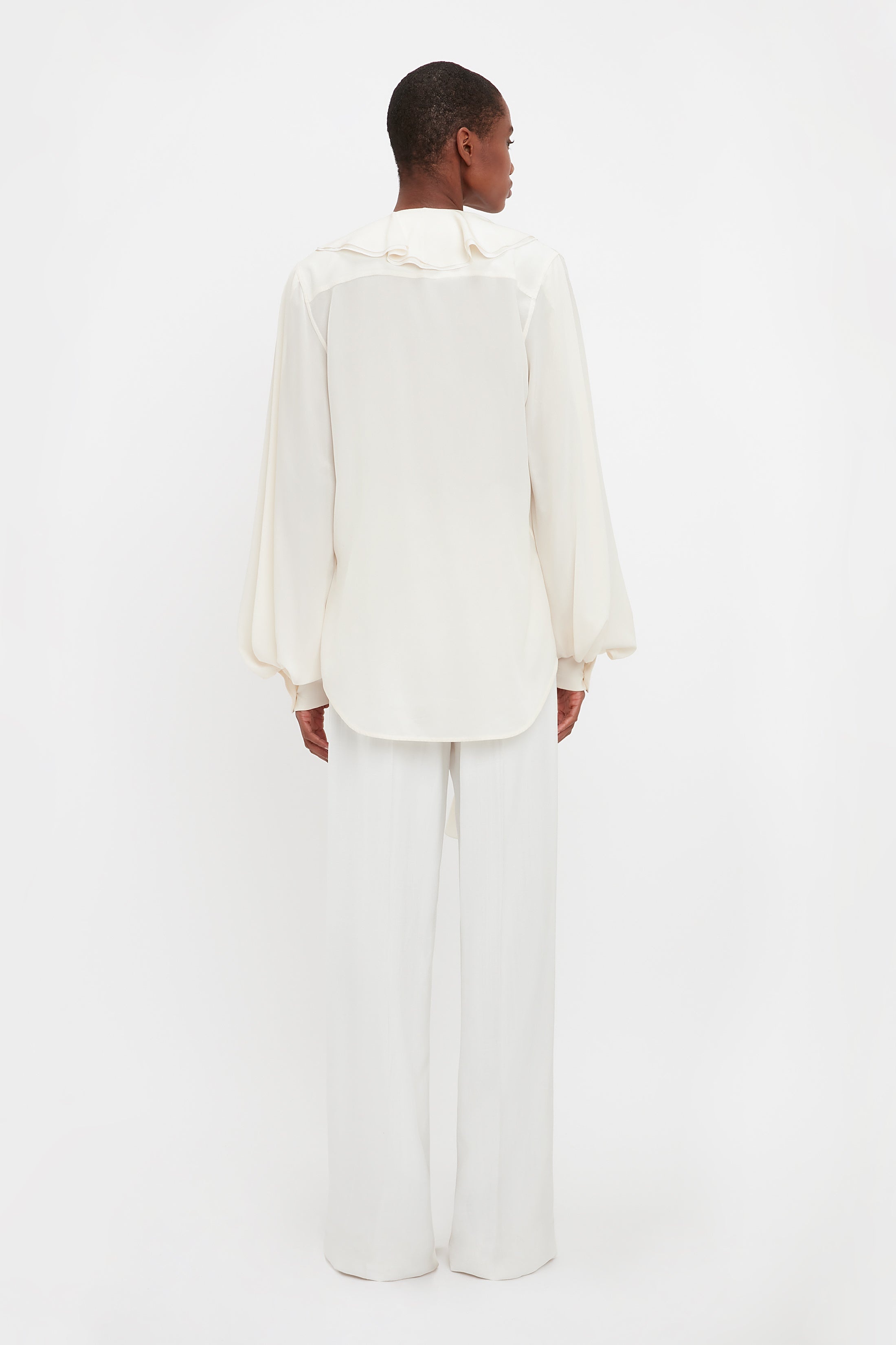 Romantic Blouse In Vanilla - 4
