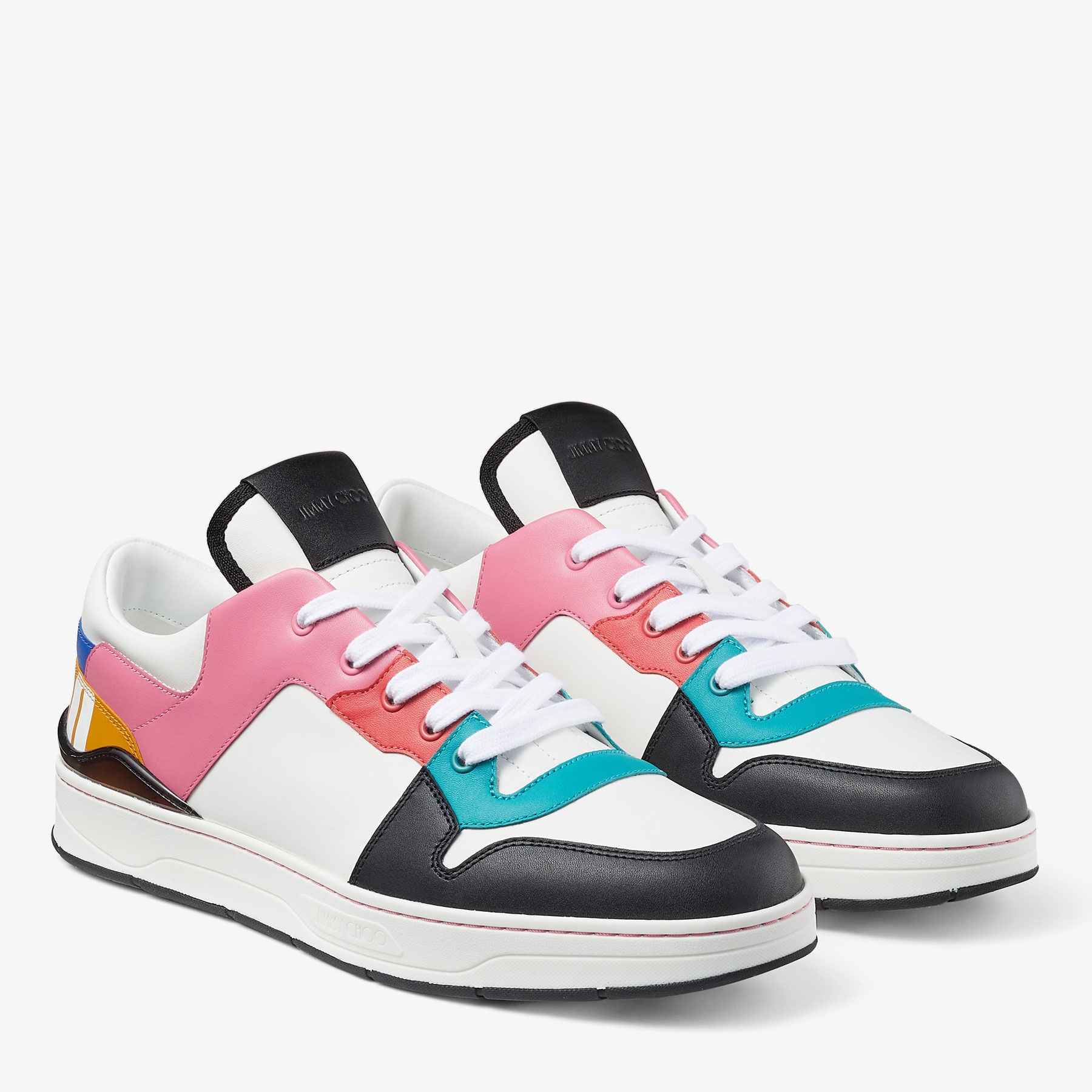Florent/M
Multi Leather Trainers with Choo Lettering - 2