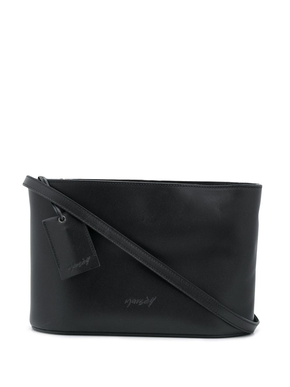 logo embossed shoulder bag - 1