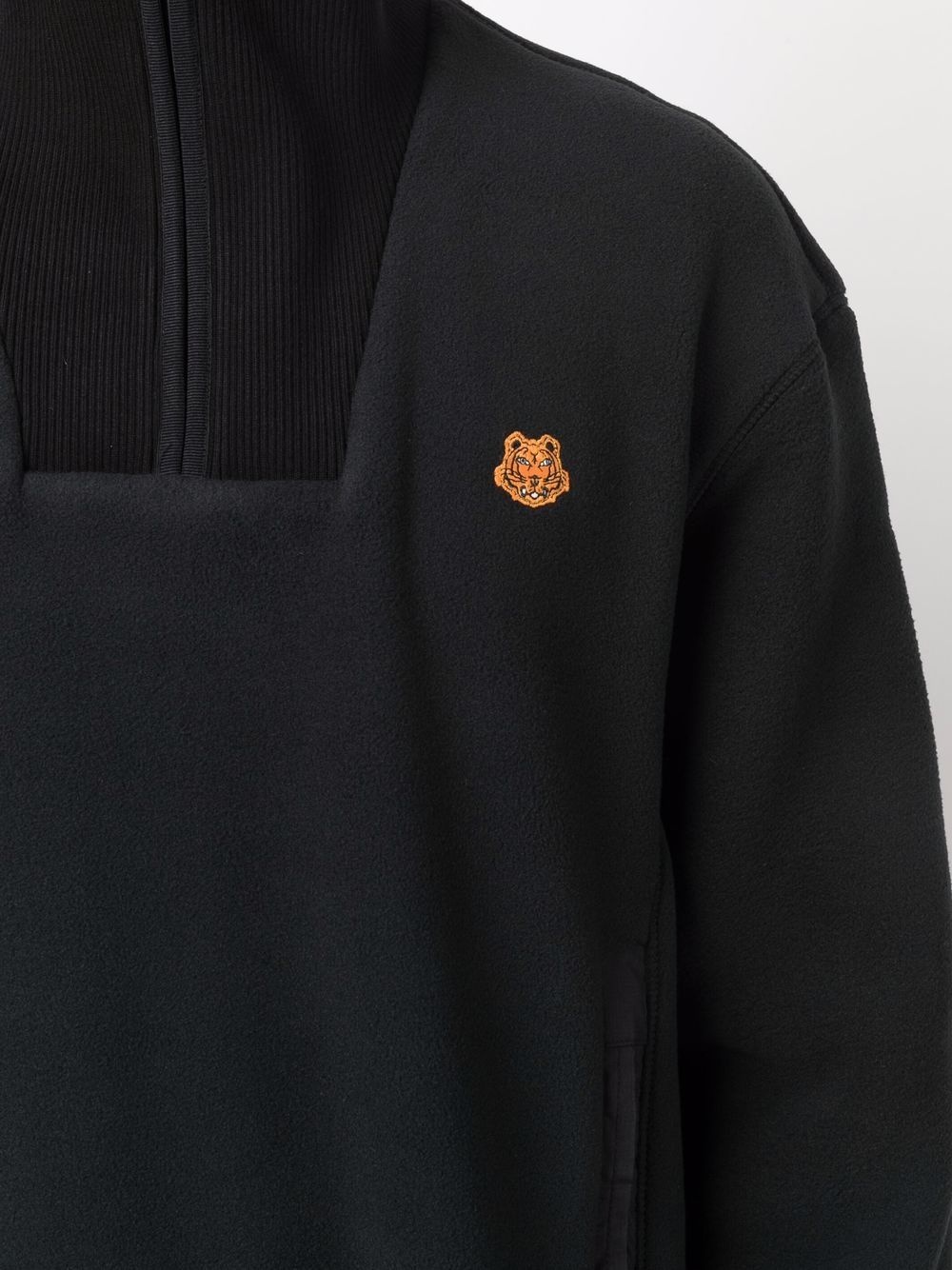 logo-embroidered long-sleeve sweatshirt - 5