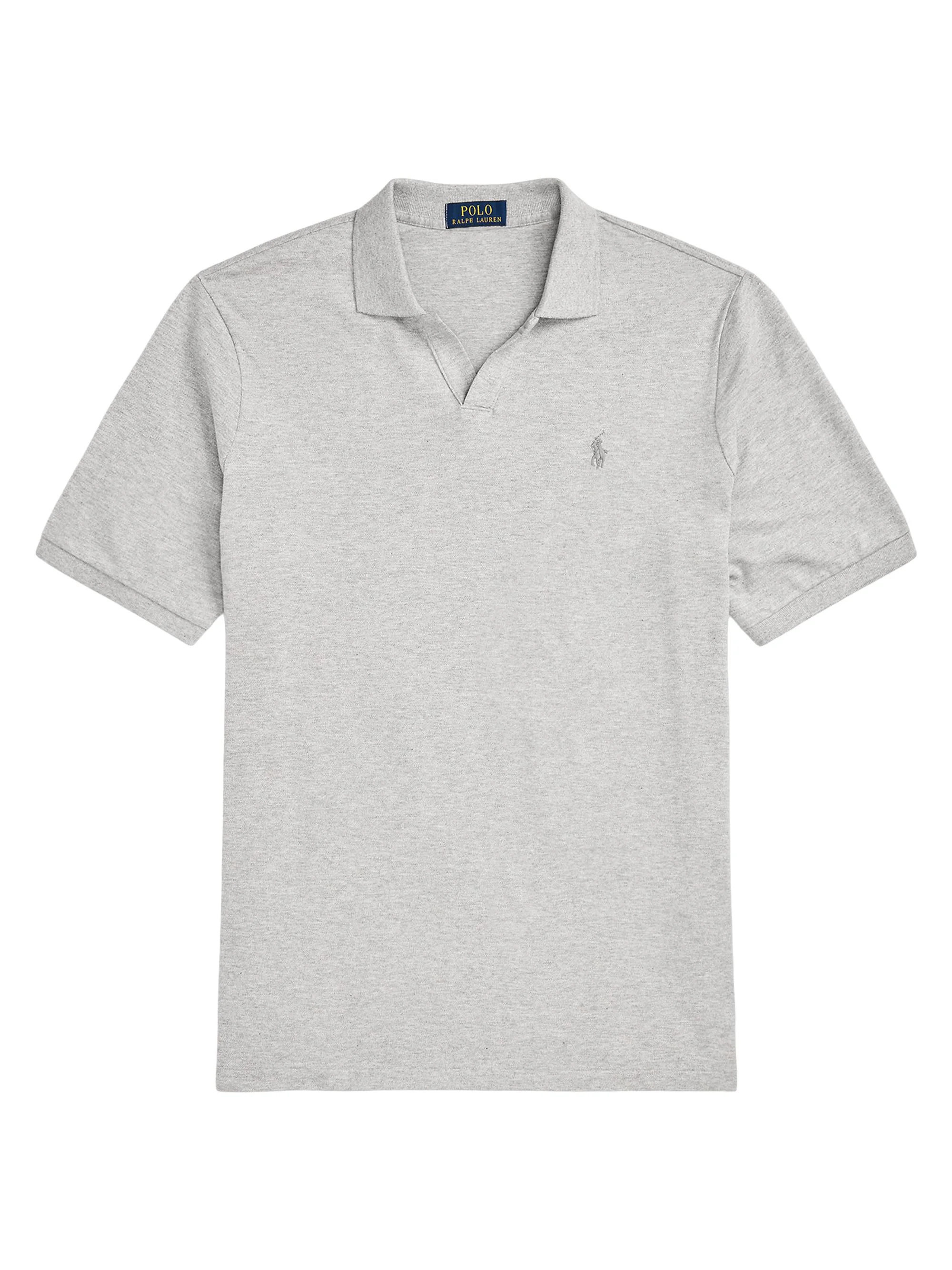 Men's Stretch Cotton-Blend Polo Shirt - Andover Heather - 1
