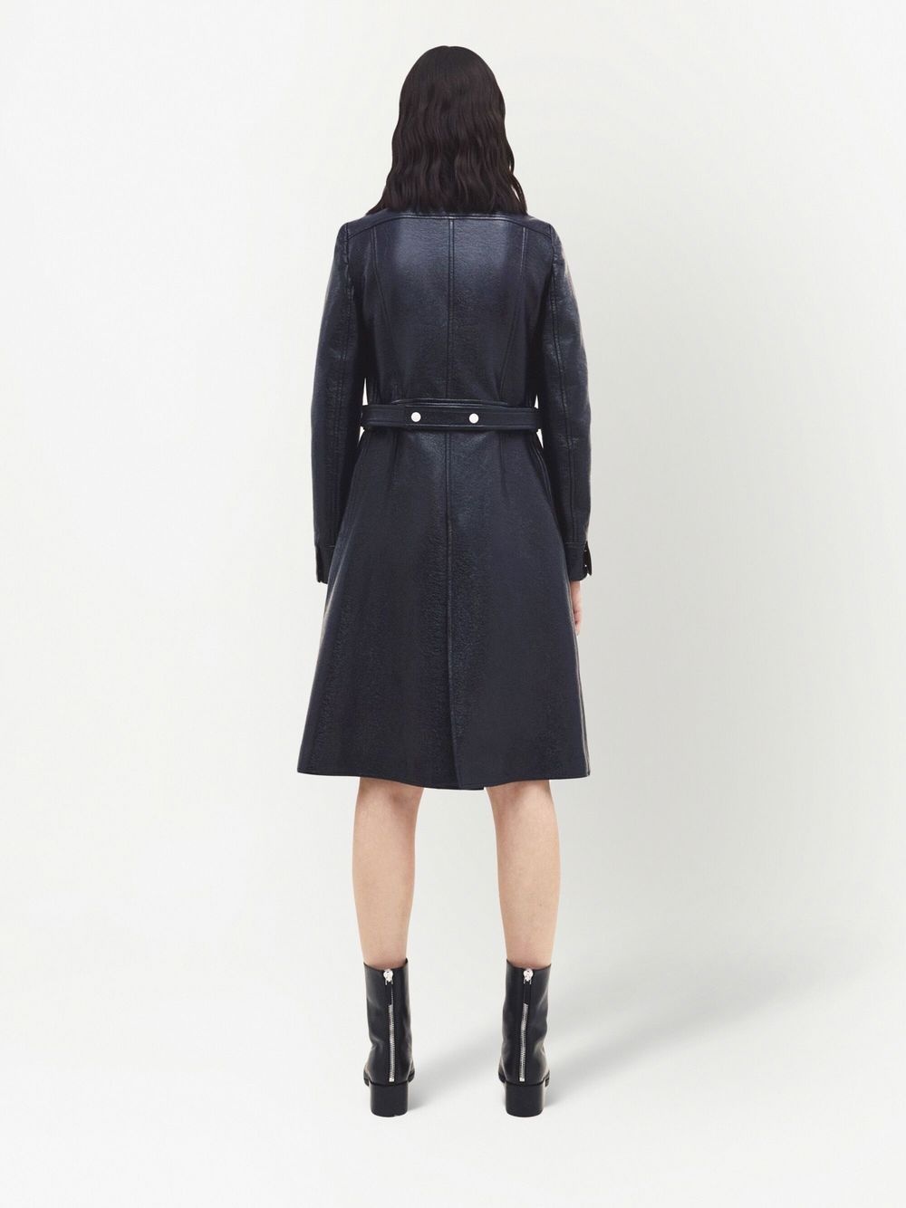 Reedition vinyl trenchcoat - 4