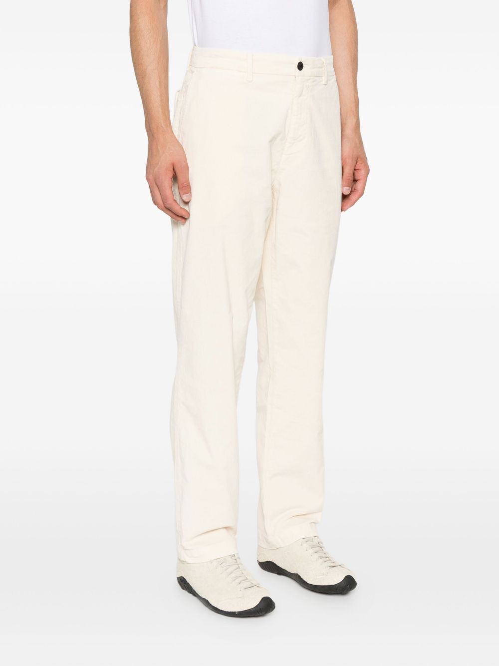 stretch-cotton trousers - 3