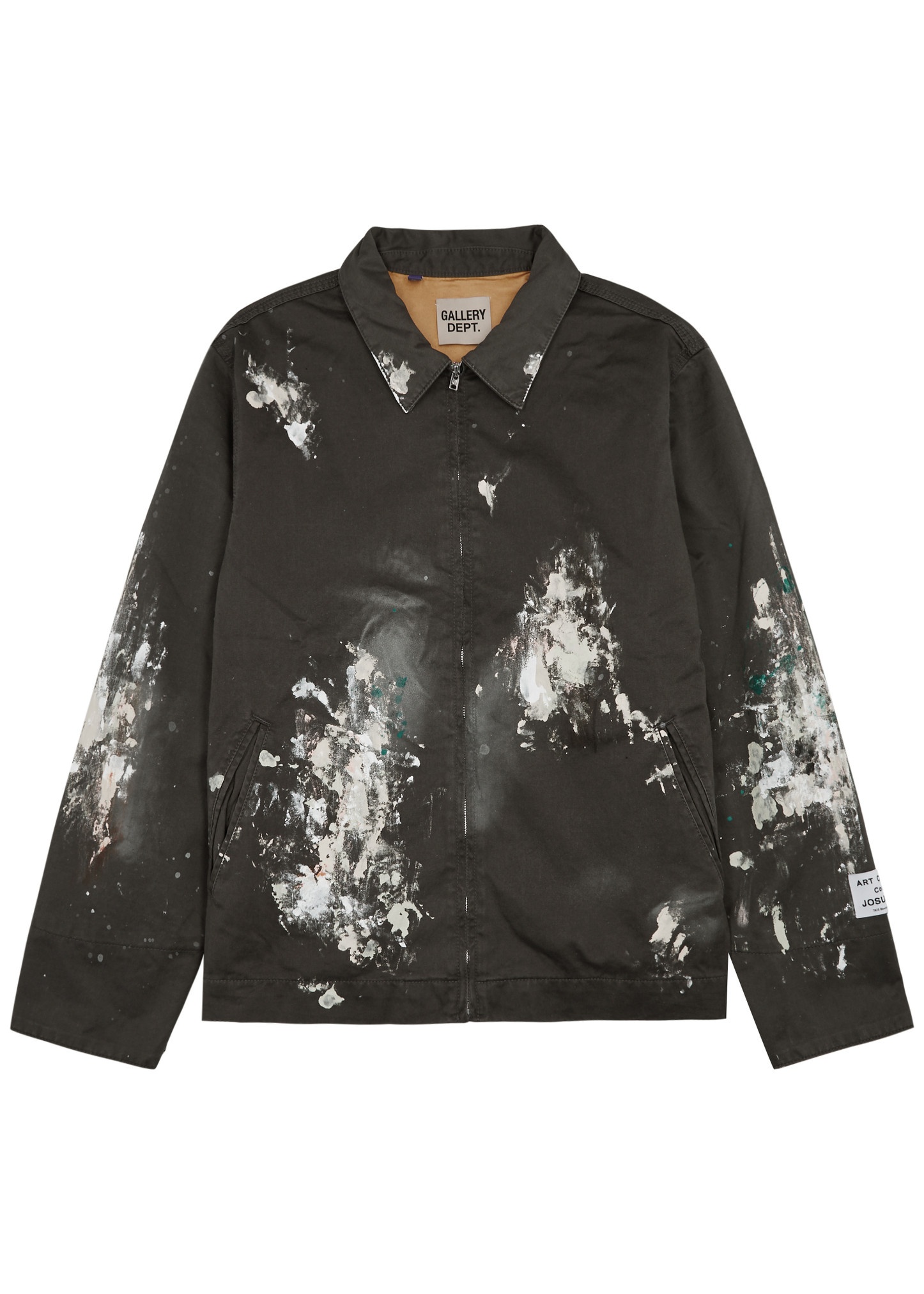 Montecito paint-splattered cotton jacket - 1