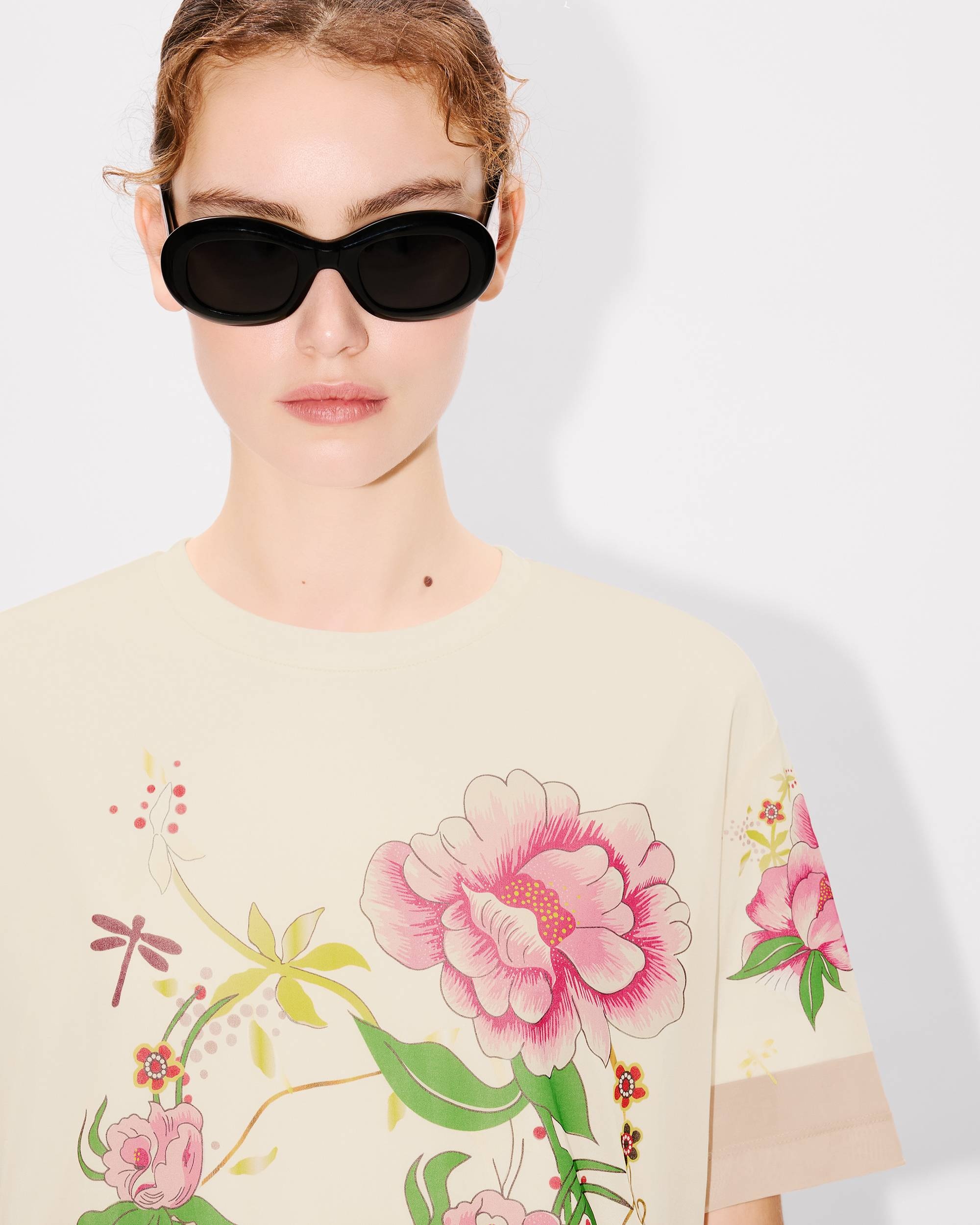 'KENZO Peonies' loose T-shirt - 6