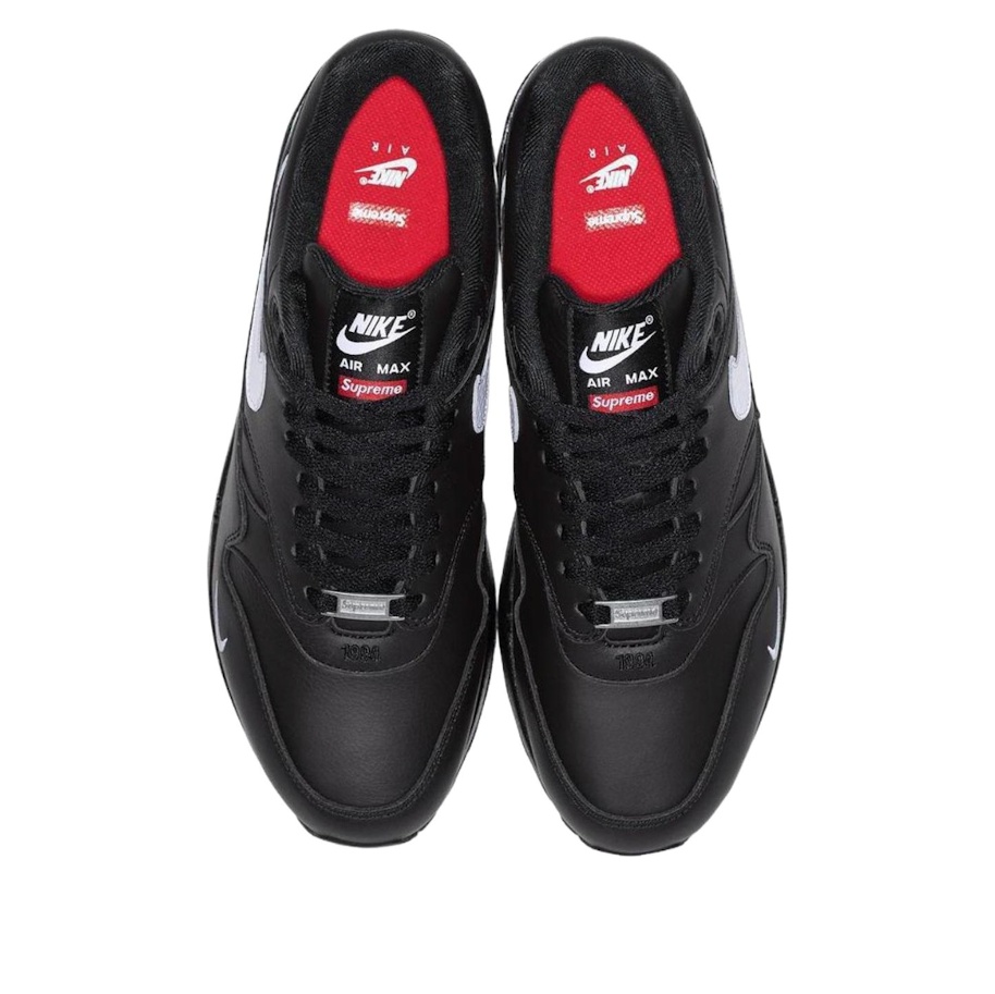 Nike x Supreme Air Max 1 ‘87 'Black White' HF8813-001 - 2