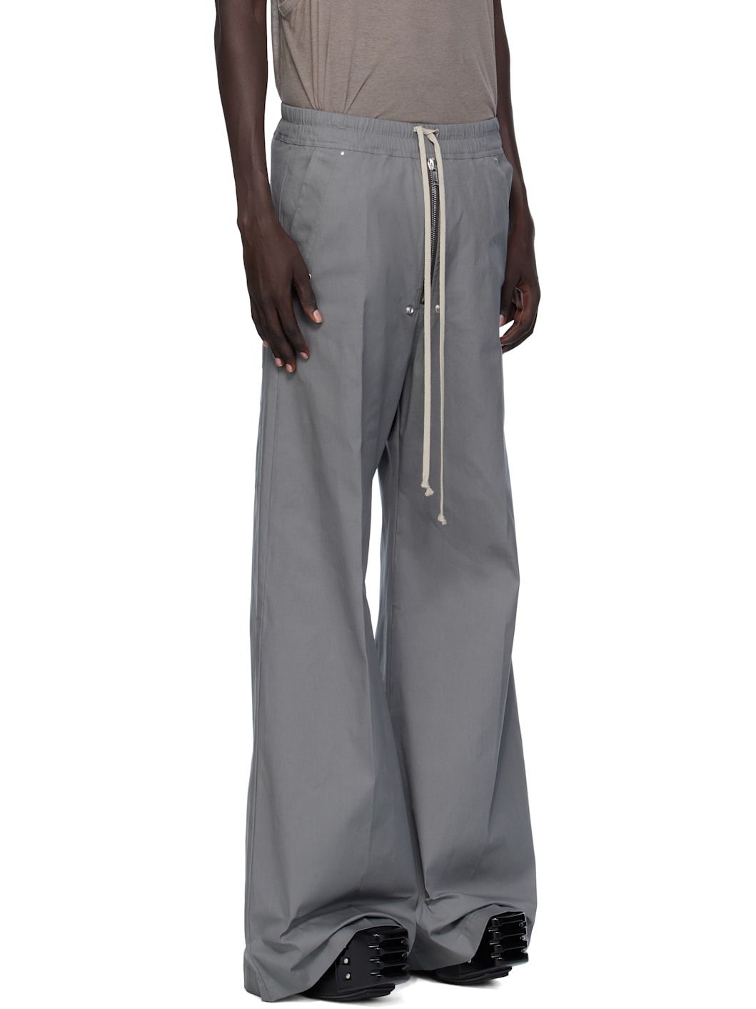 Gray Concordians Wide Bela Trousers - 2