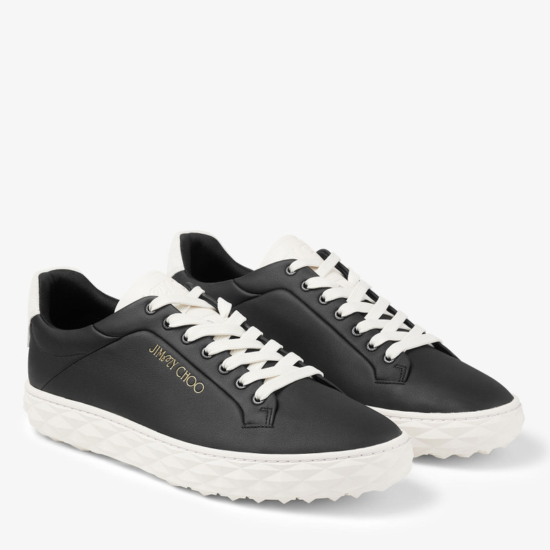 JIMMY CHOO Jimmy Choo / Malbon Diamond Golf/M
Black and Latte Embossed Leather Trainers outlook