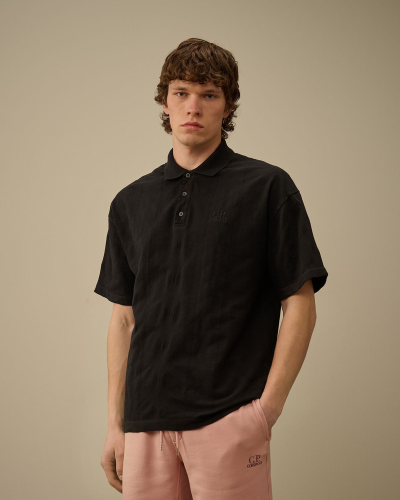 Multi Pattern Jersey Jacquard Polo 4