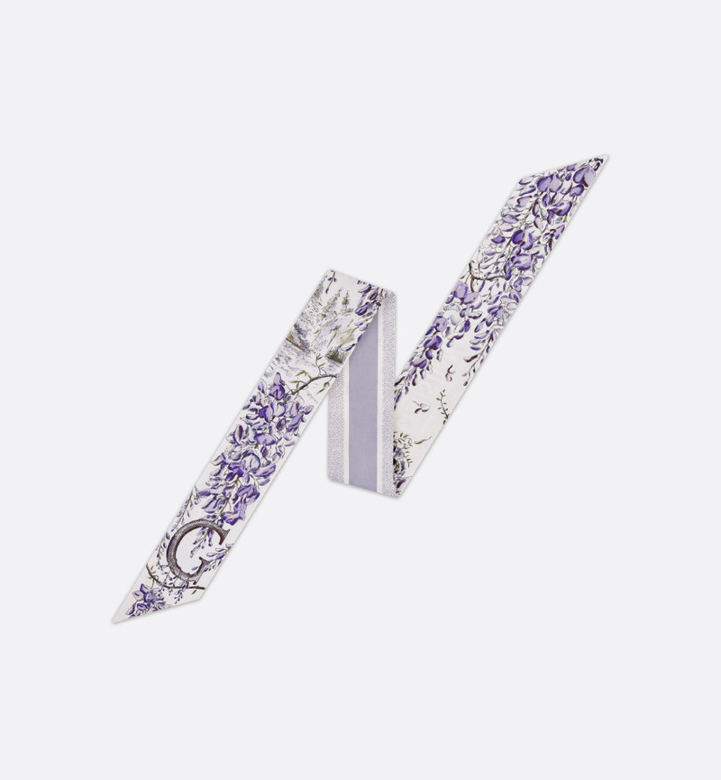 ABCDior G Glycine - Grâce du Printemps Mitzah Scarf 1