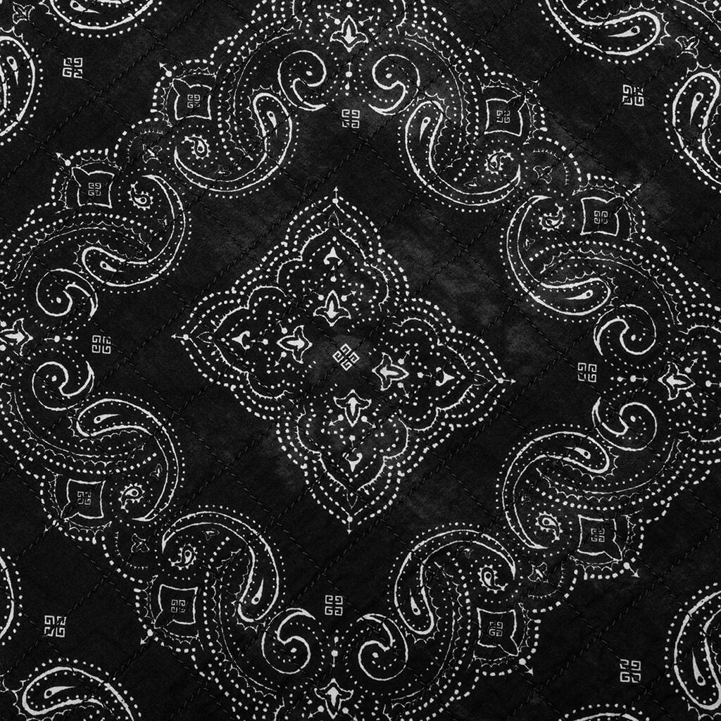 GIVENCHY BANDANA CREWNECK SWEATER - BLACK - 3