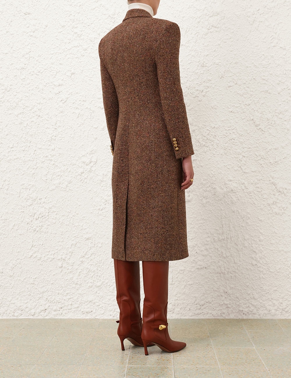 ILLUSTRATION HOURGLASS COAT - 4