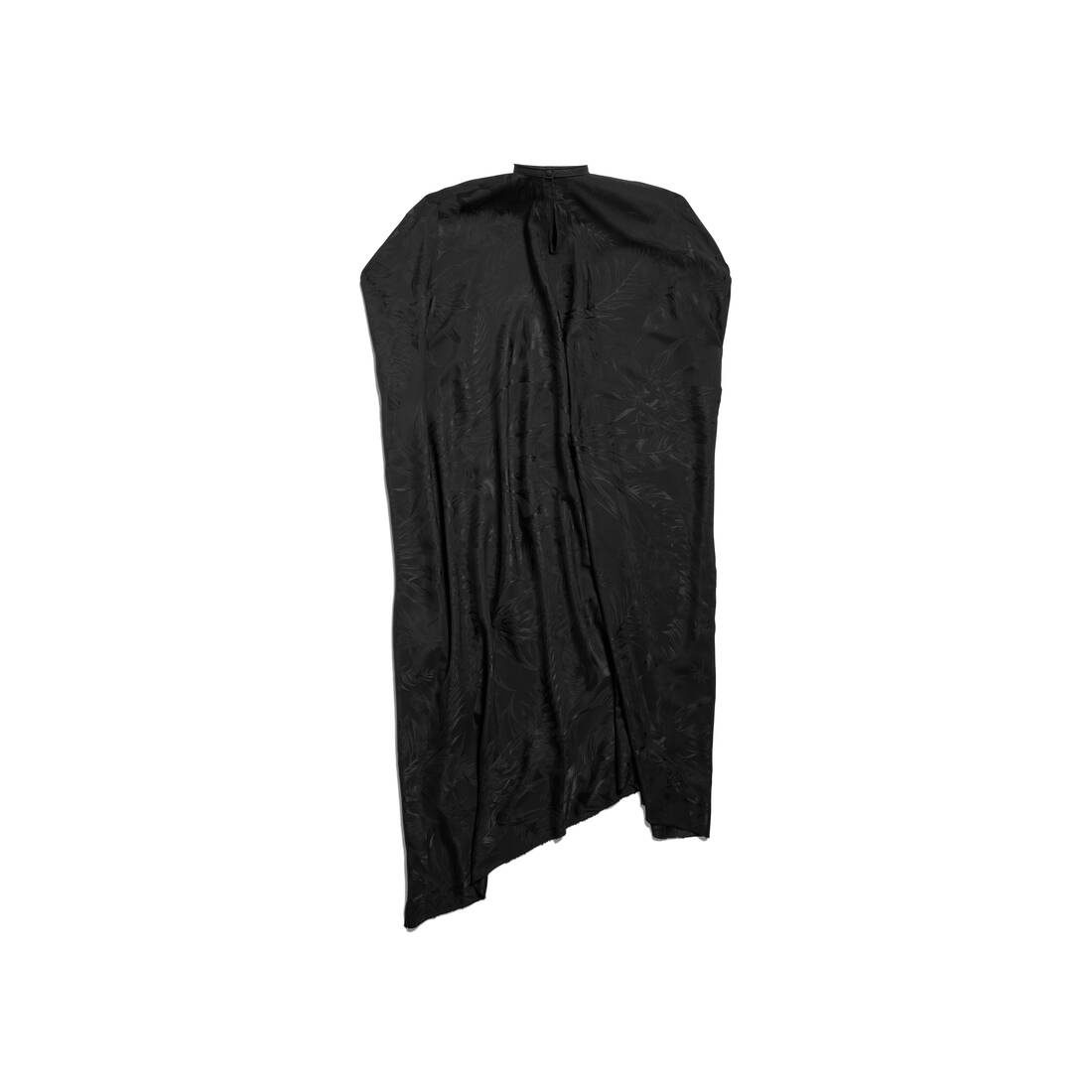 Women's Tropical Flowers Easy Maxi Dress in Black - 2