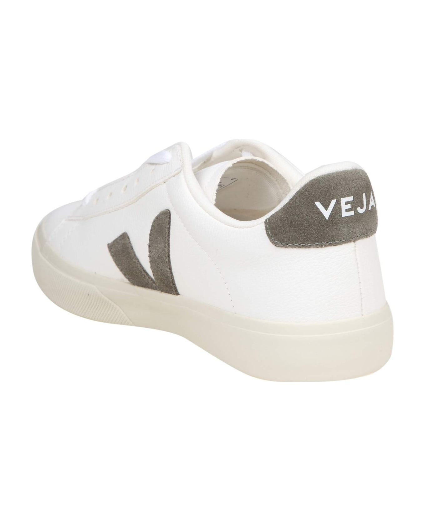 Campo Chromefree In White/khaki Leather - 3