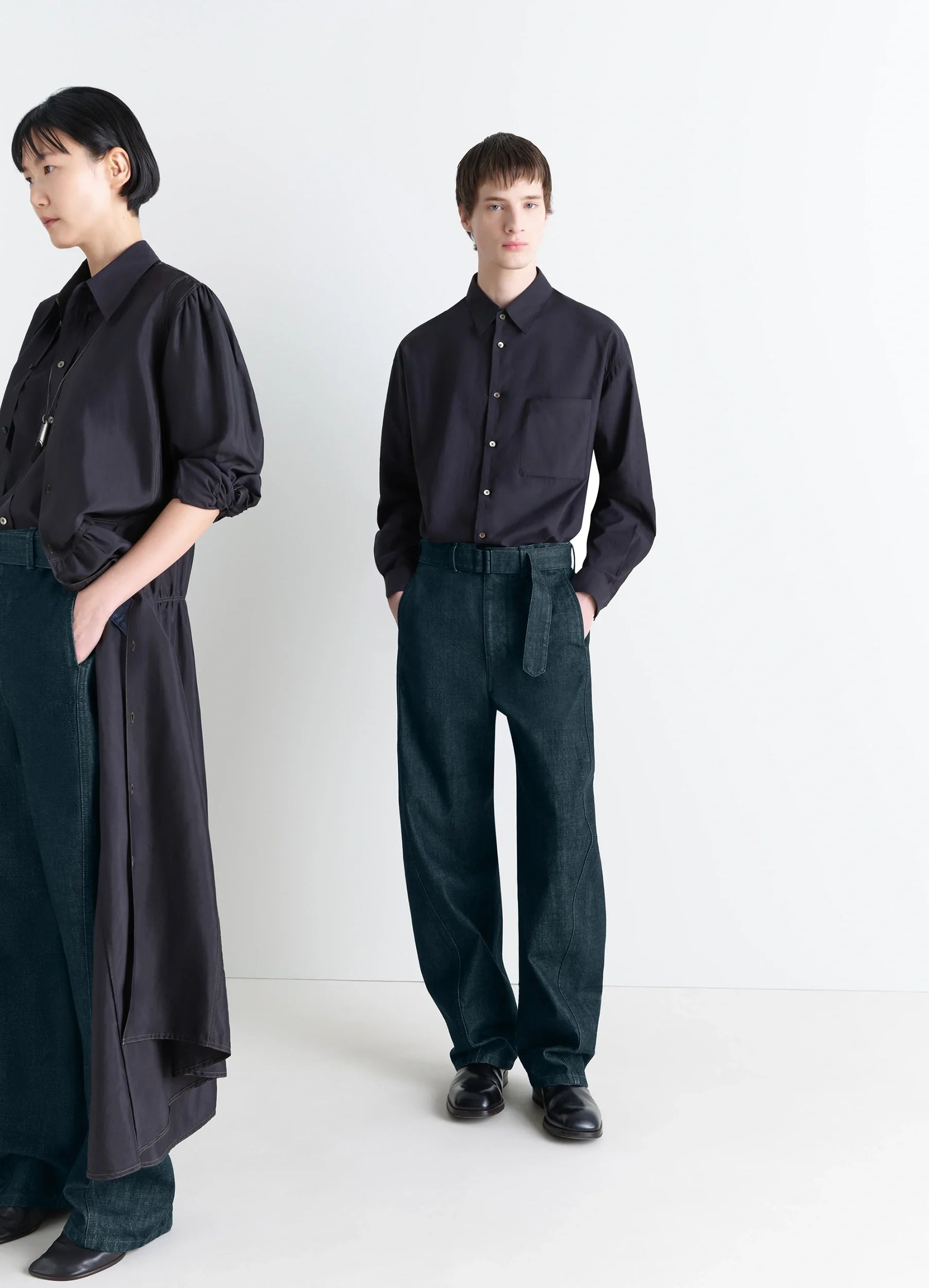 TWISTED BELTED PANTS - 2