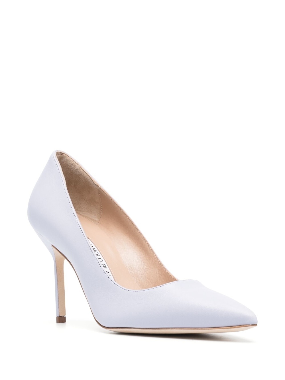 BB 90mm metallic-effect leather pumps - 2
