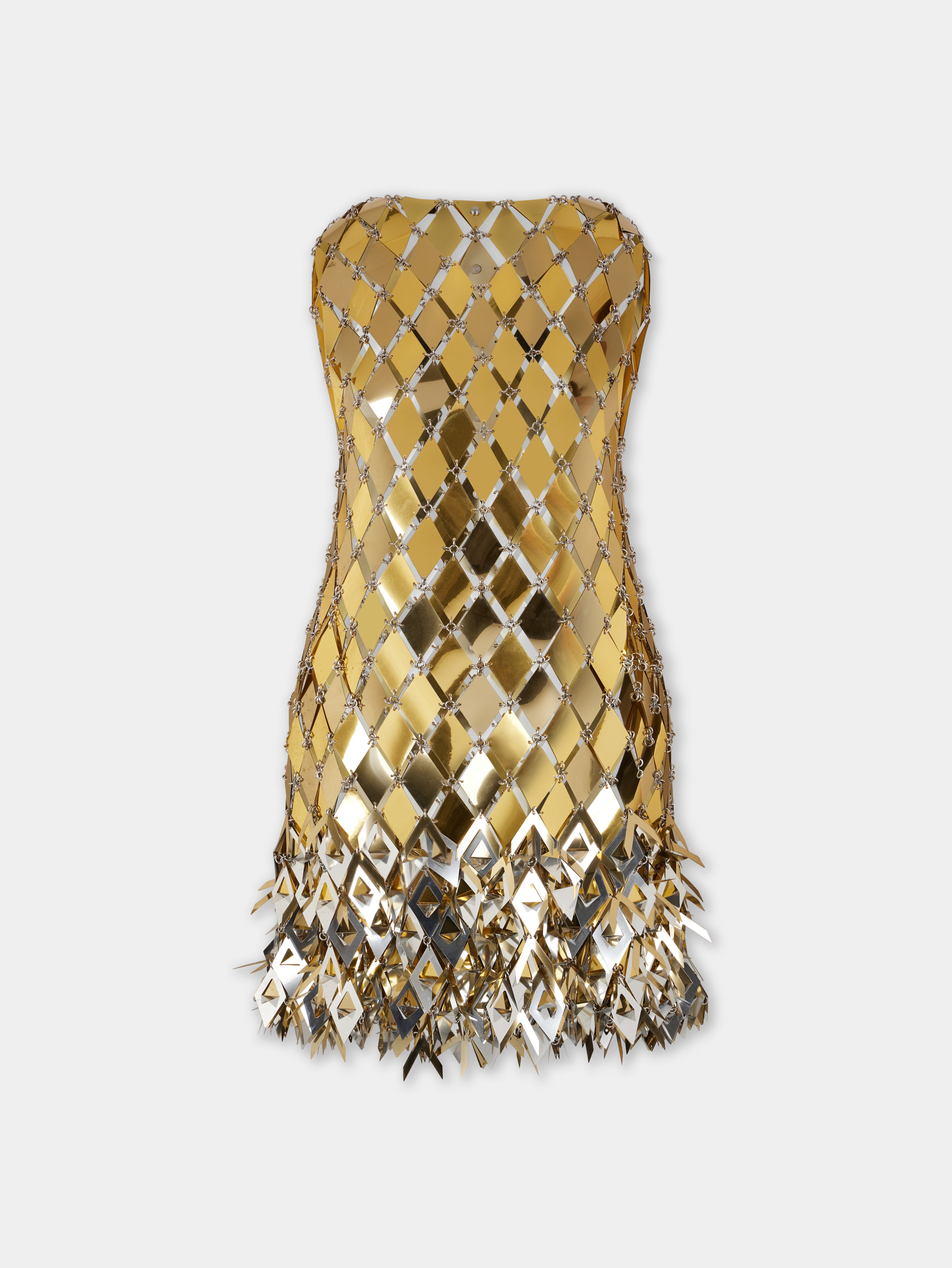 GOLD SHORT DRESS IN ASSEMBLY - 9
