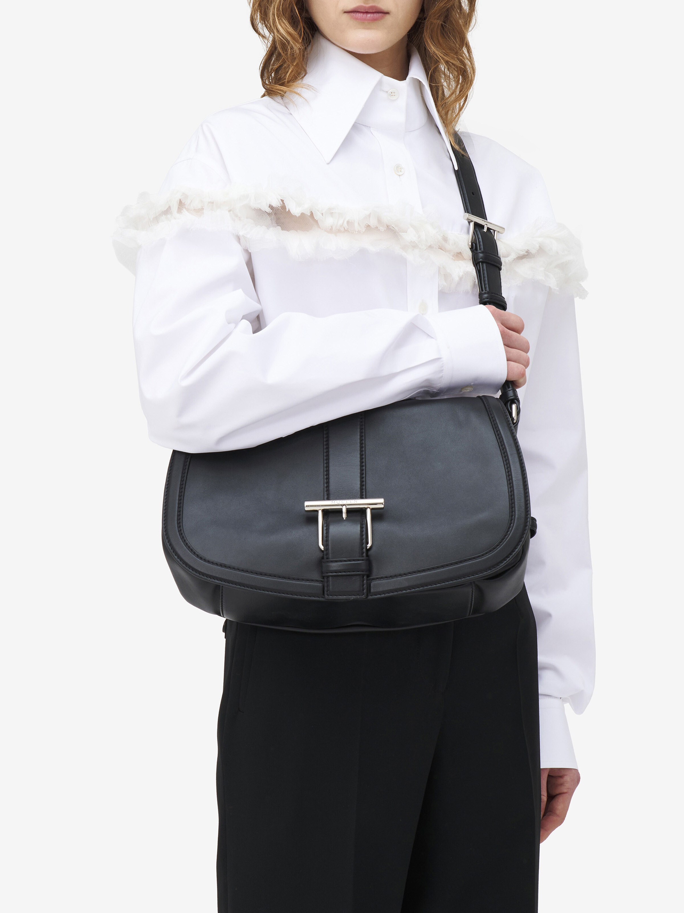 McQueen T-Bar Large Satchel - 2
