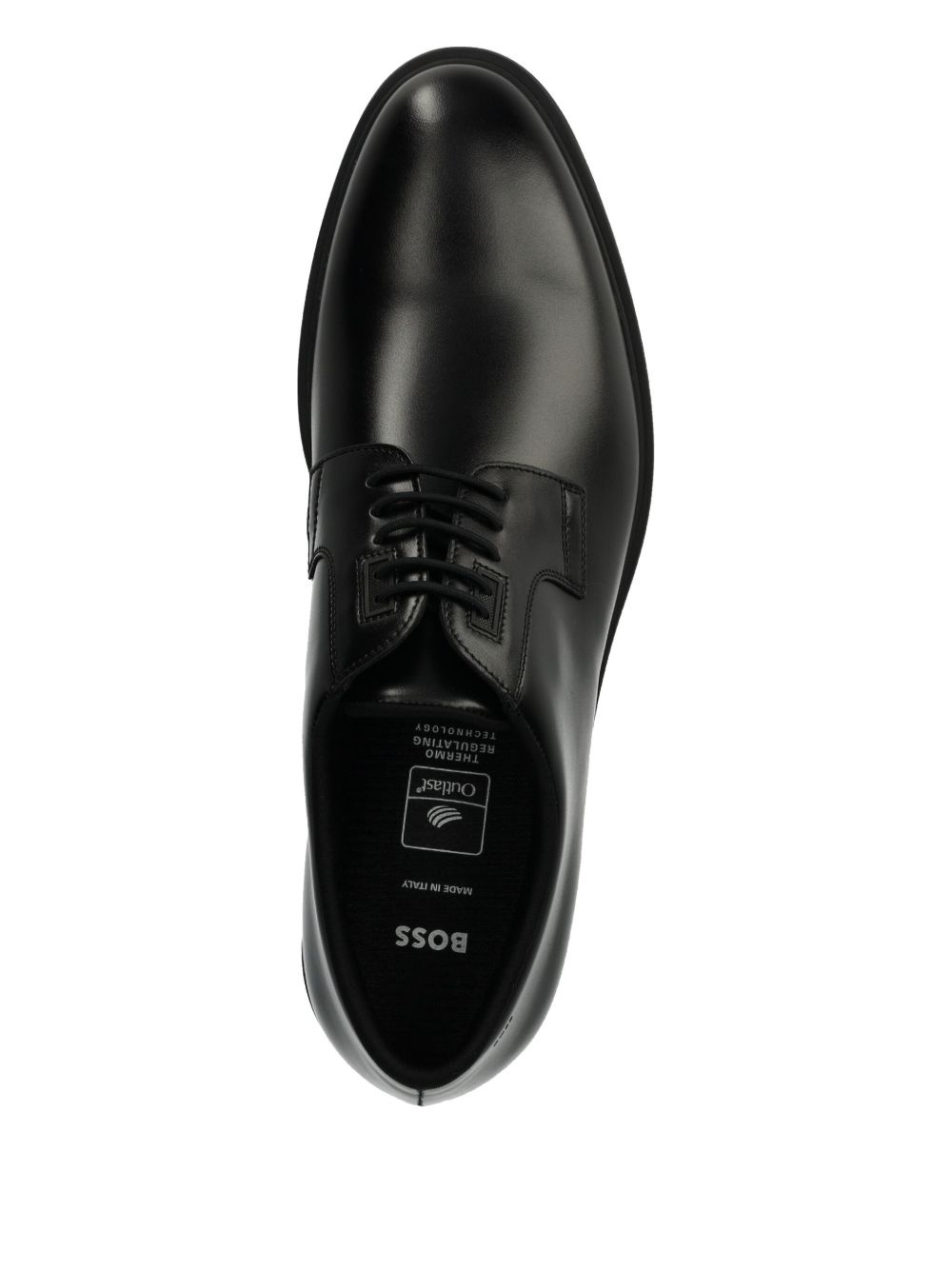 leather derby shoes - 4