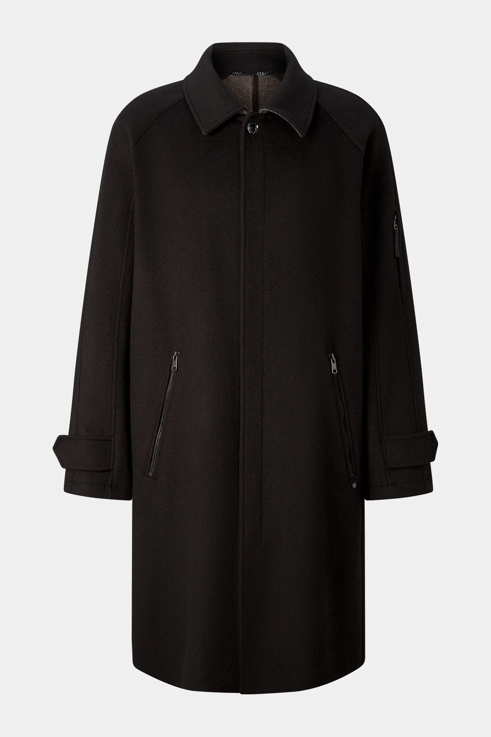Tilo Reversible Coat in Coffee - 1