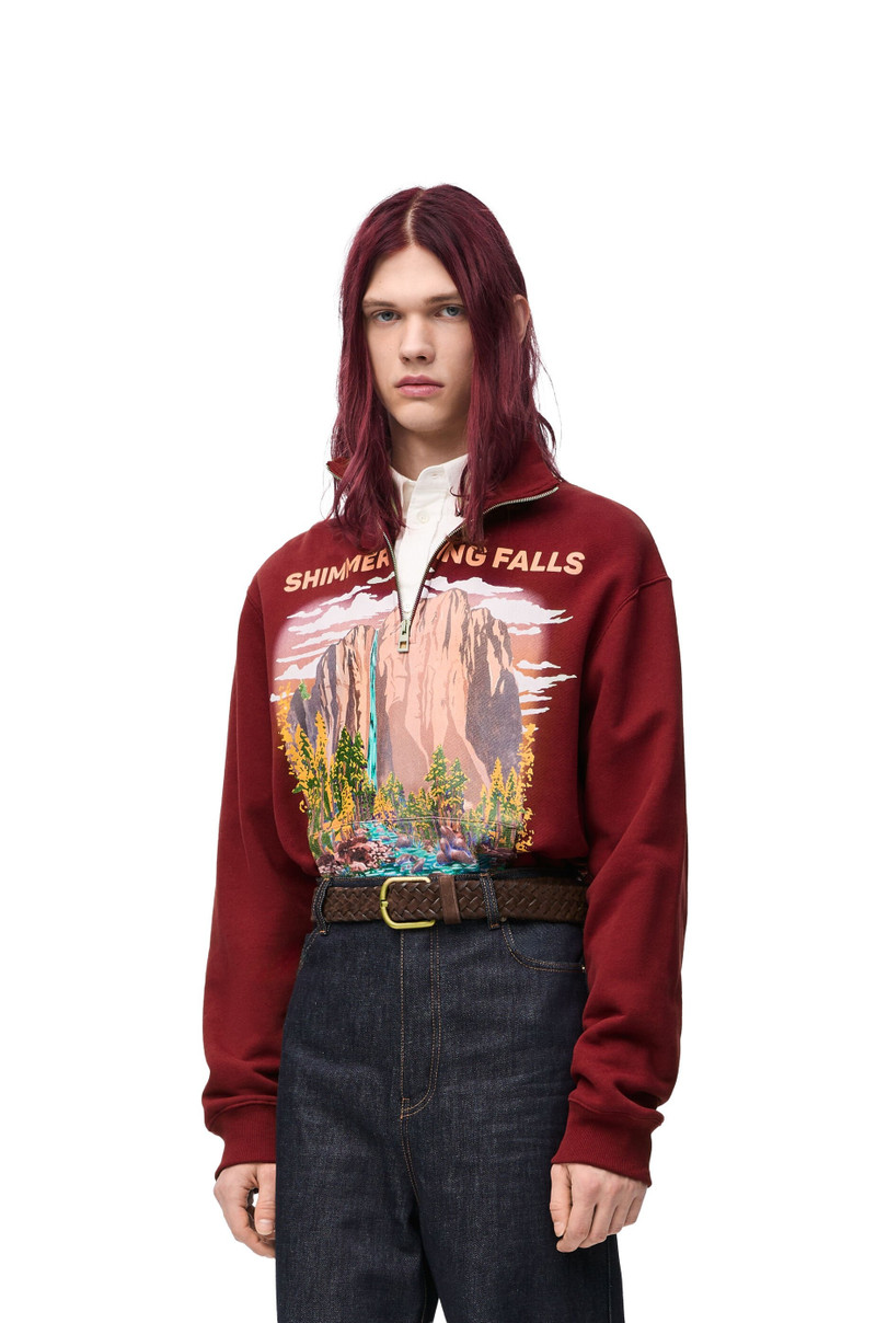 Zip-up sweatshirt in cotton 3