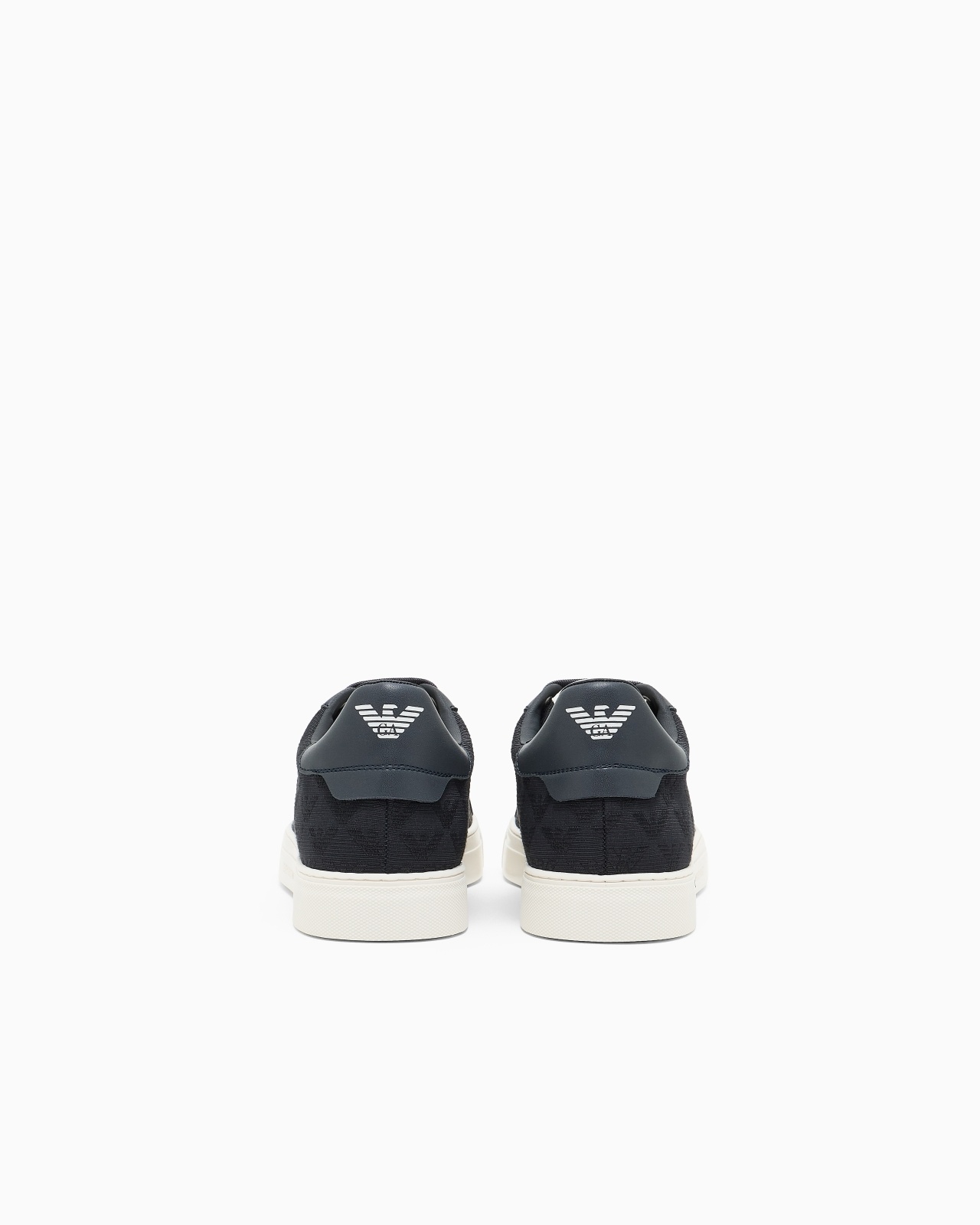 NYLON SNEAKERS WITH JACQUARD ALL-OVER EAGLE - 4