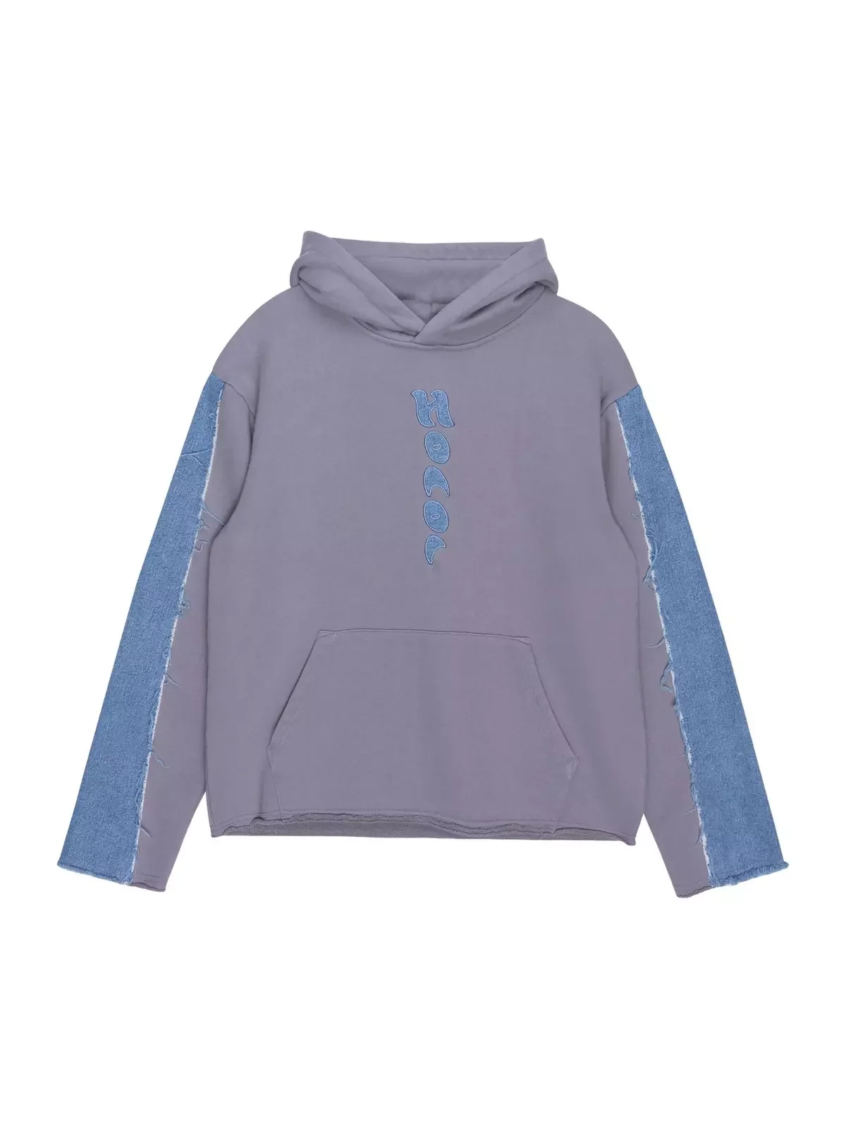 Men's Denim The Gift Hoodie - Grey - 1