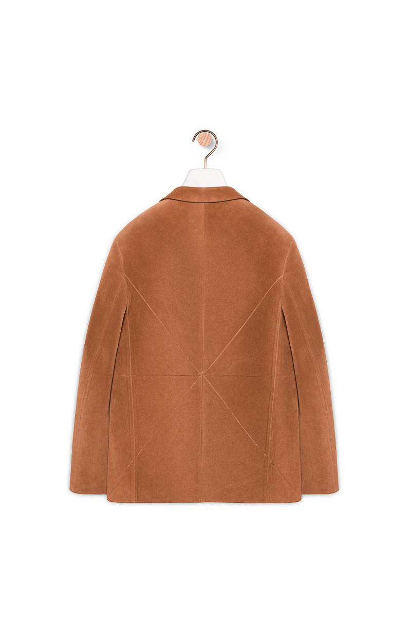 Loewe Puzzle jacket in suede outlook