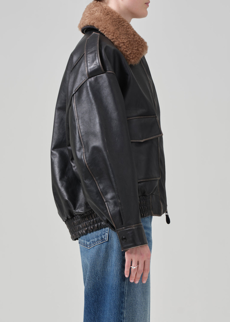 Santiago Pilot Jacket In Hickory 4