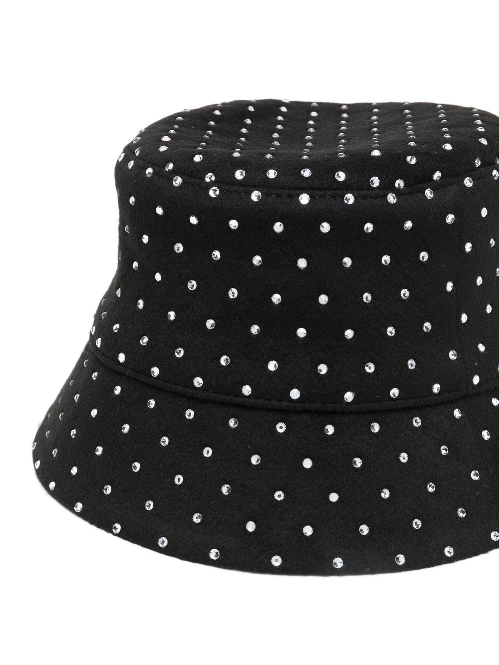 crystal-embellished bucket hat - 2