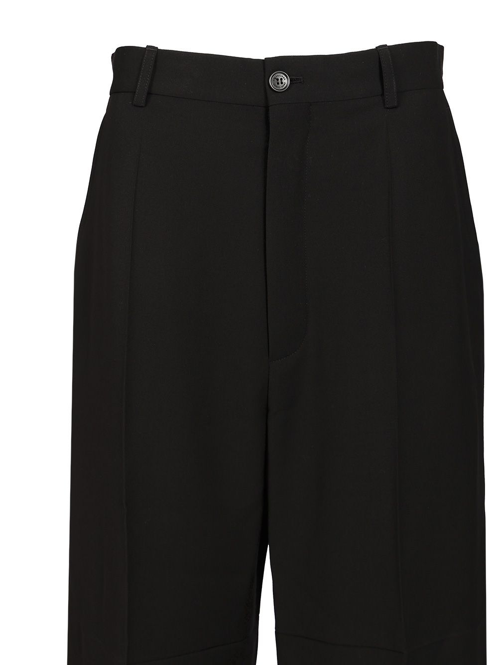 Tailored Pant In Fluid Twill Wool Trousers Black - 4