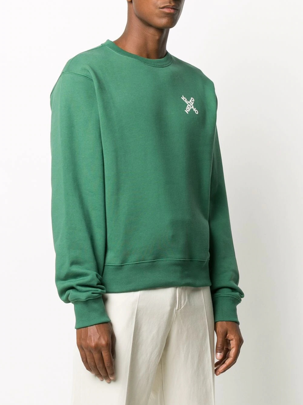 X logo print sweatshirt - 3