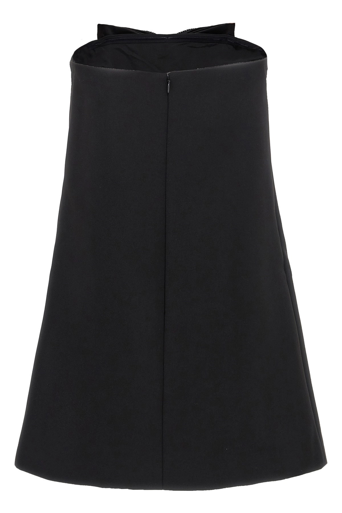 'Black Crepe Bandeau Mini' dress - 3