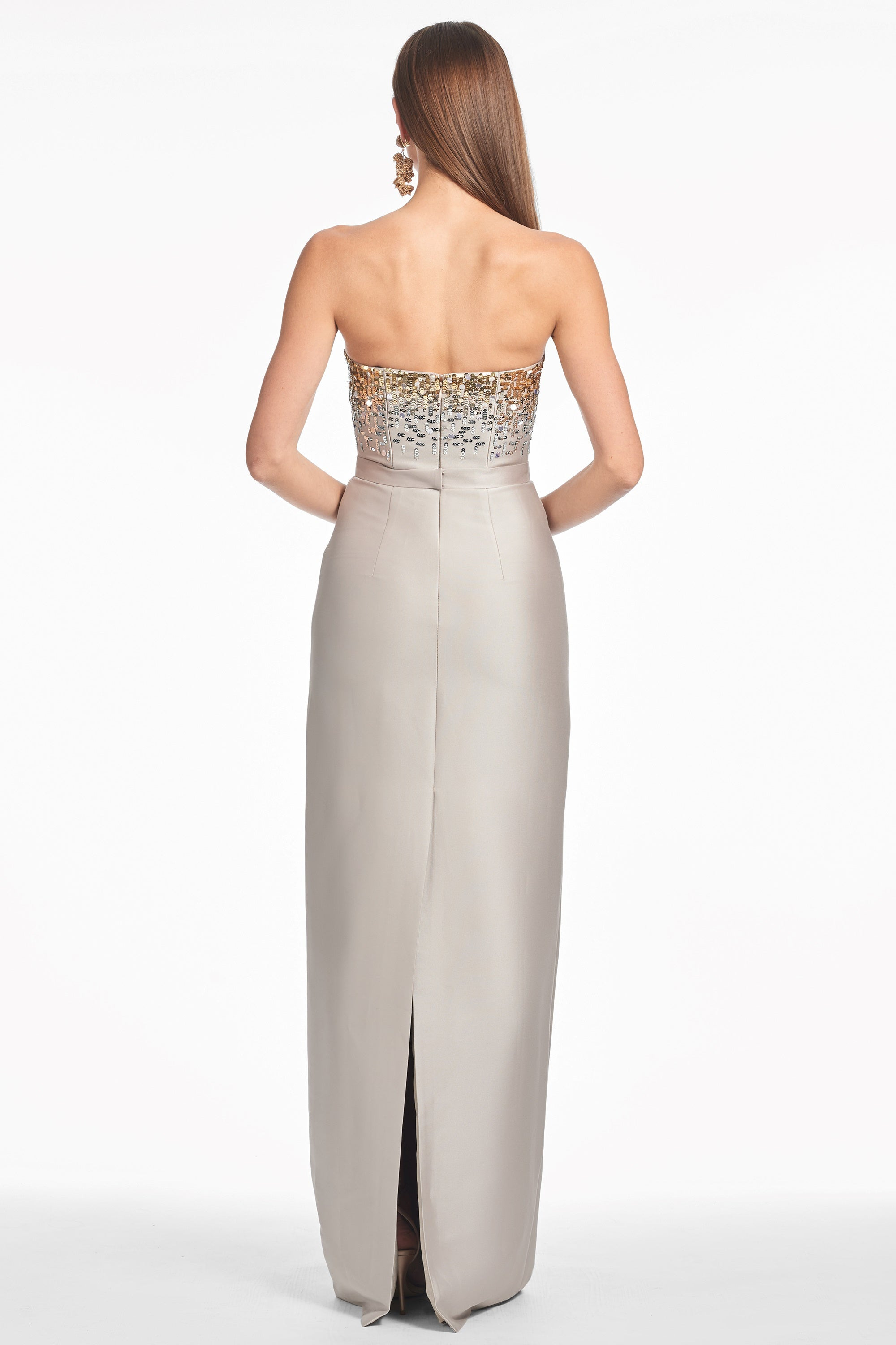PHAEDRA GOWN - PEWTER - 4
