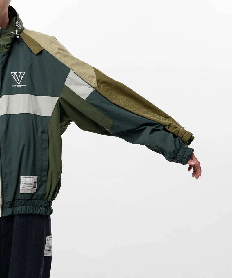 Double Sleeve Big Zip Nylon Jacket 10