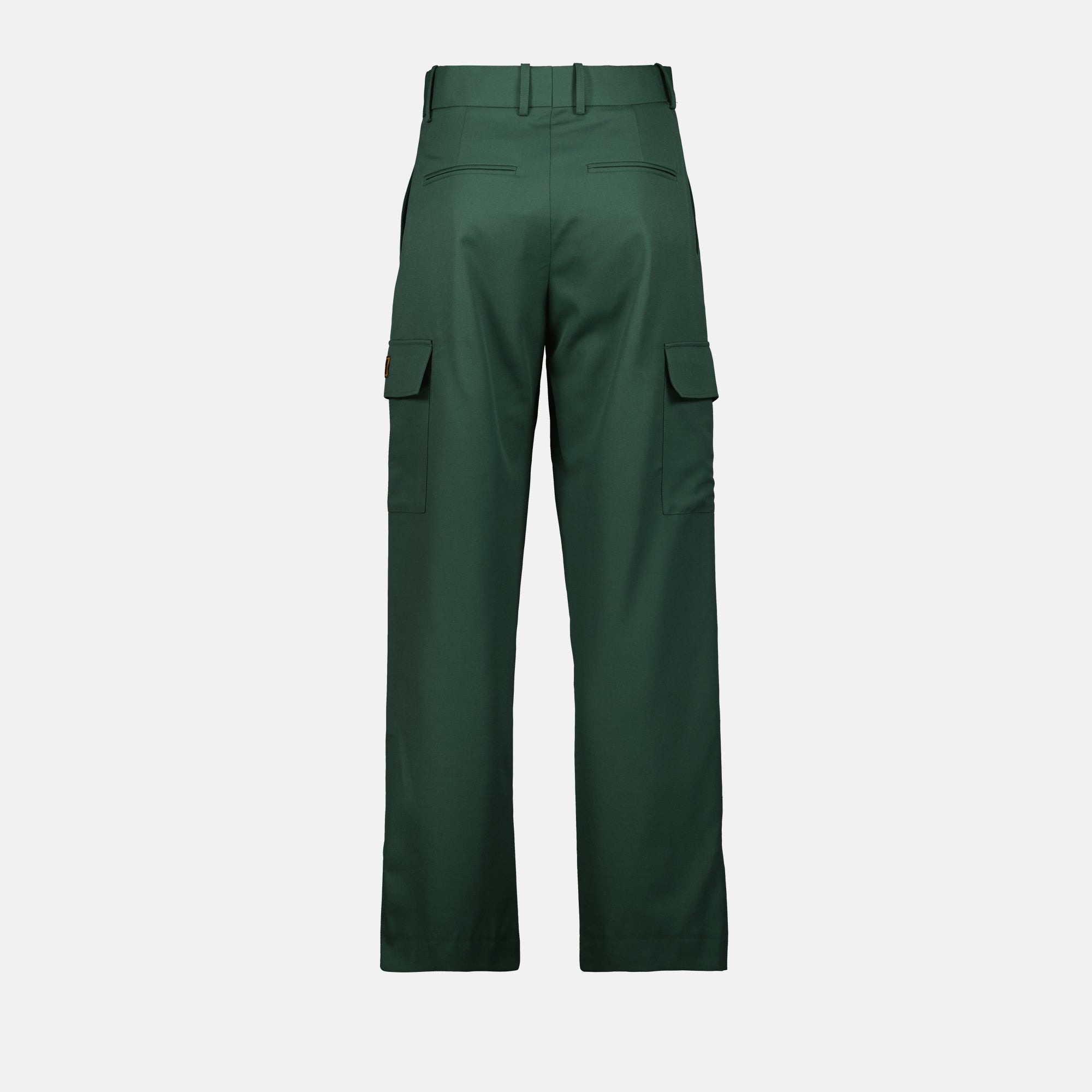 Pantalon cargo en laine - 4