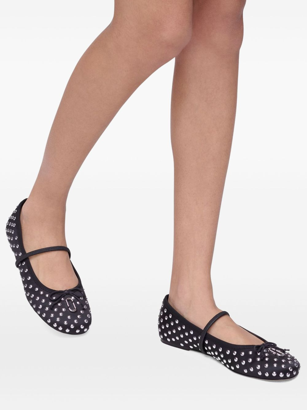 studded ballerina flats - 2