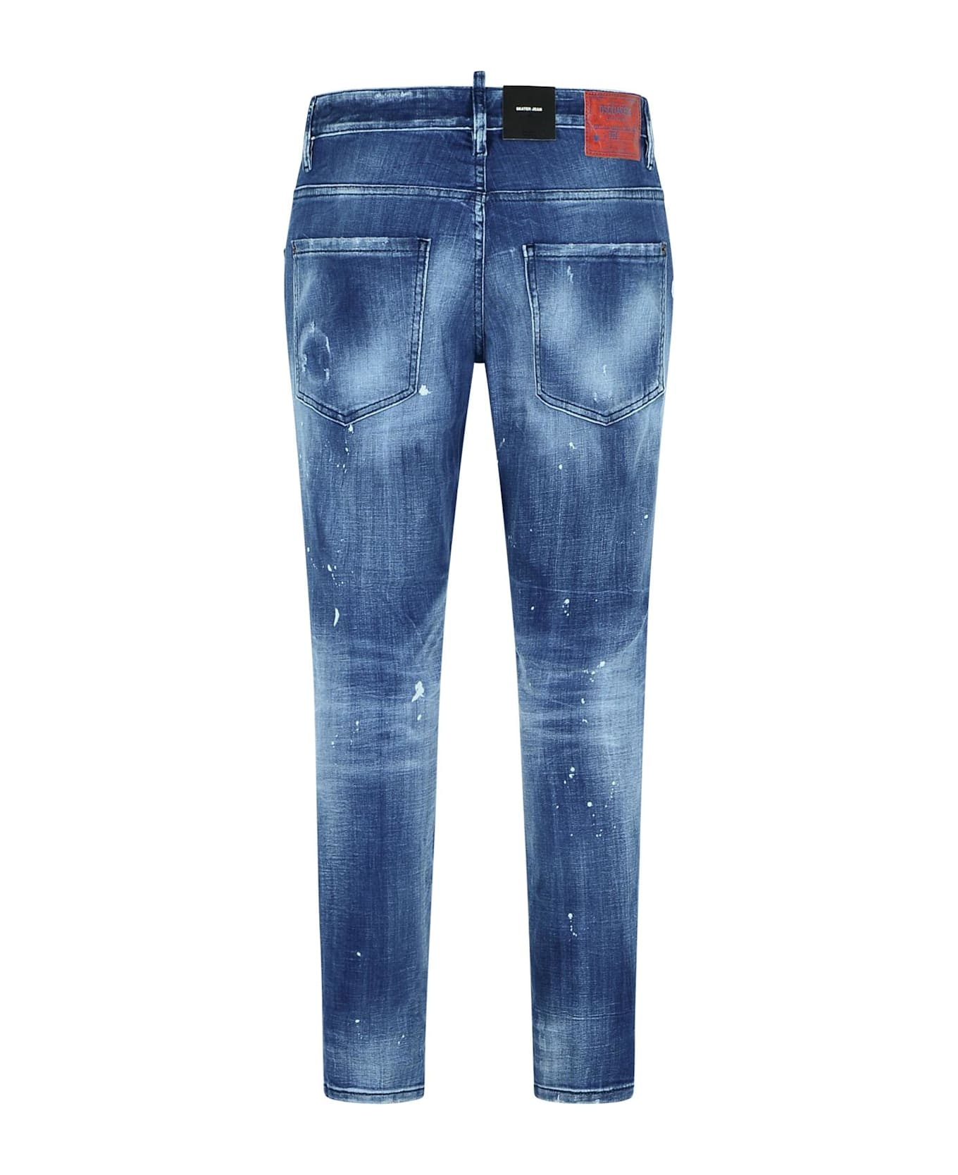'skater' Blue Cotton Jeans - 3