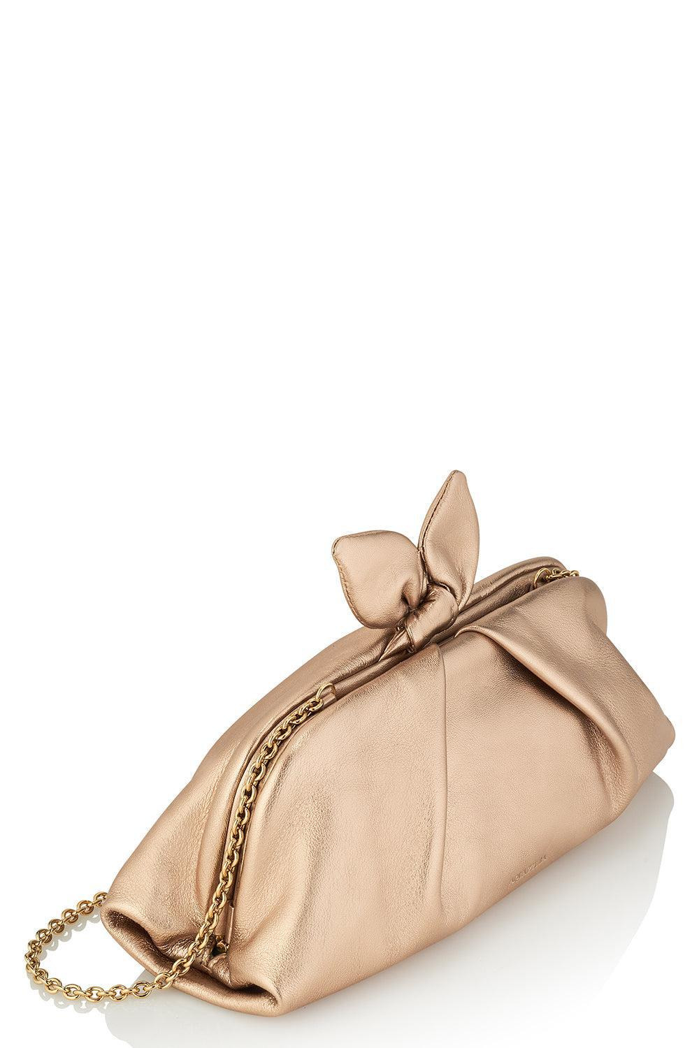 Bow Tie Clutch - Light Copper/Gold - 7